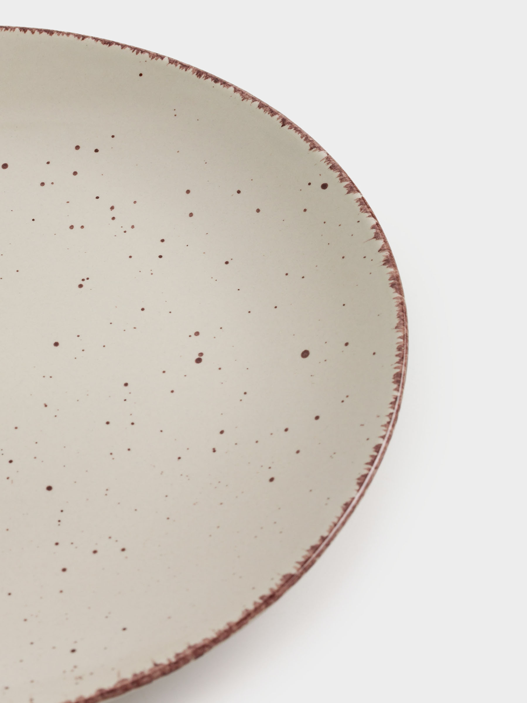 Тарелка закусочная, 21 см, 2 шт, керамика, бежевая, в крапинку, Speckled, image-5