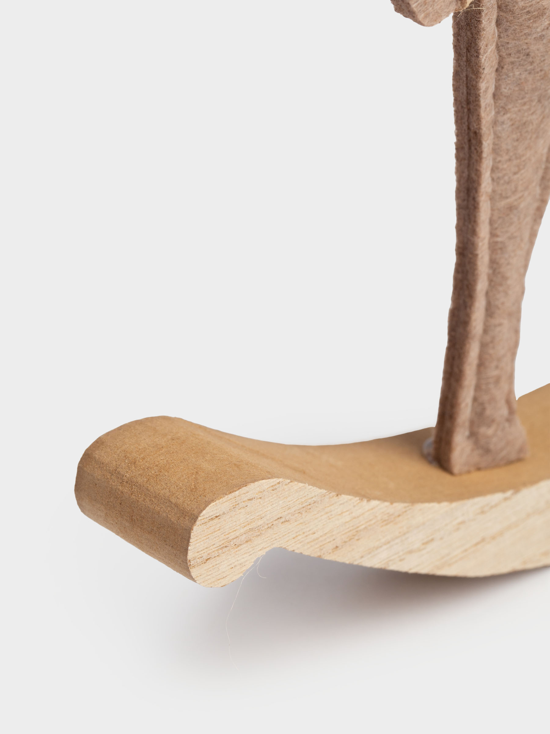 Статуэтка, 21 см, полиэстер/дерево, бежевая, Лошадка, Figure wood, image-4