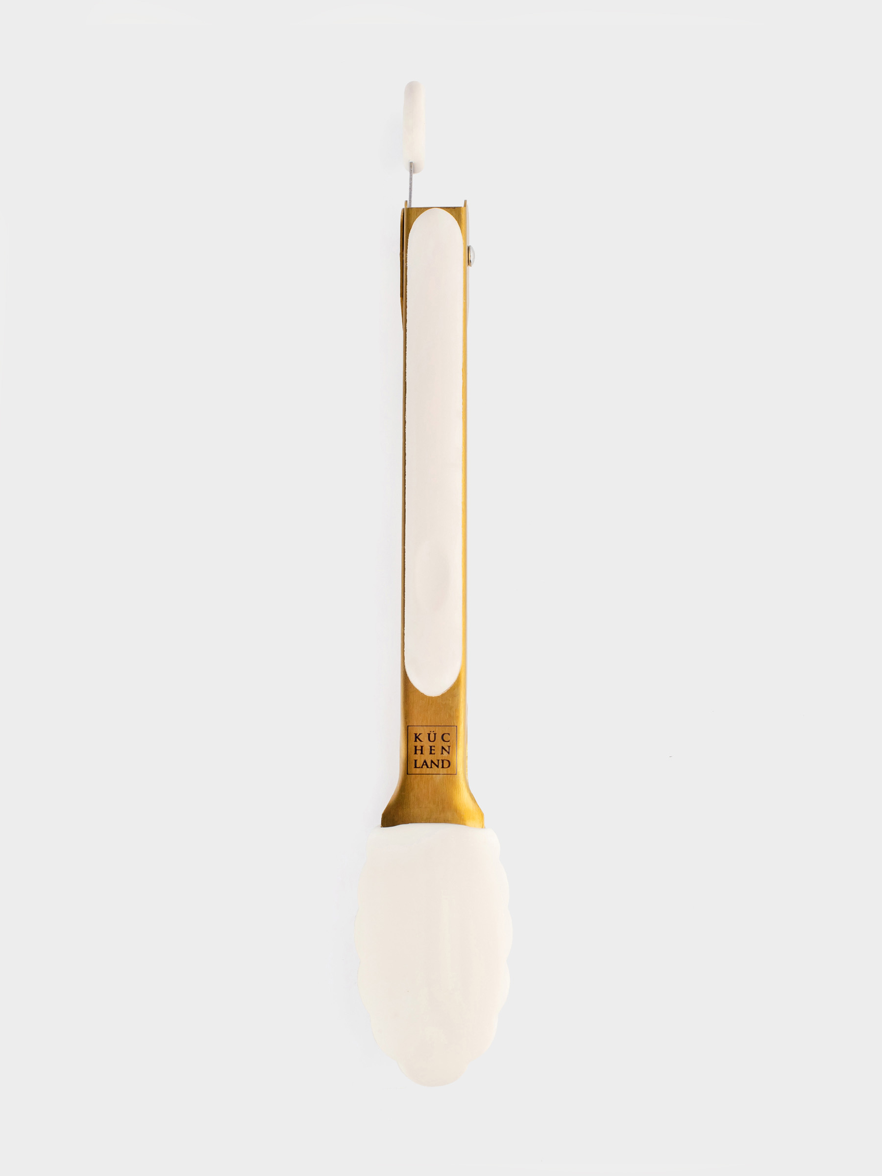 Щипцы кухонные, 27 см, сталь/силикон, золотисто-молочные, Bello gold, image-4