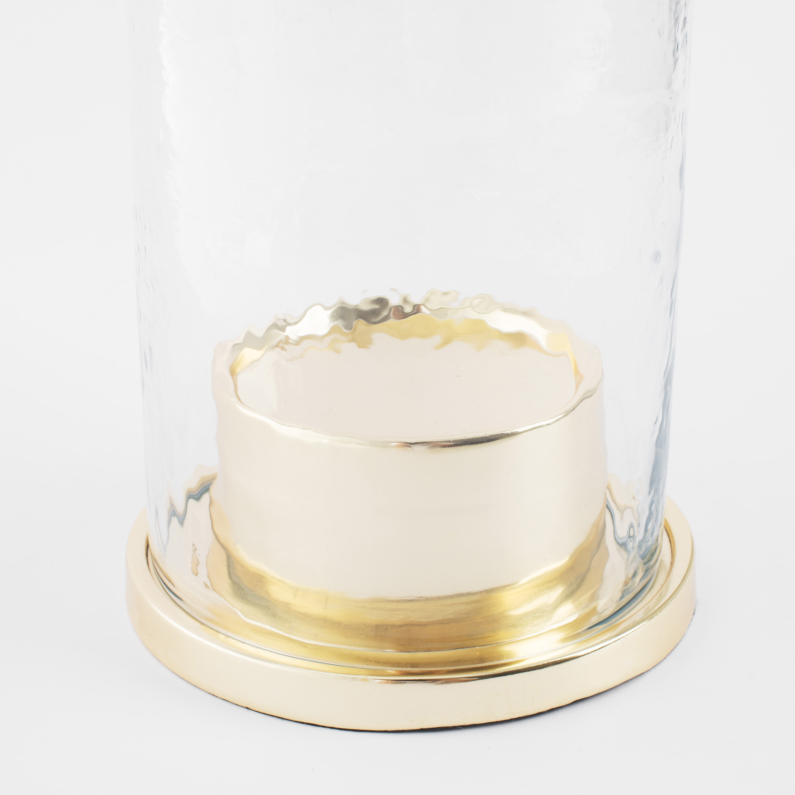 Подсвечник, 14х21 см, для одной свечи, стекло/металл, золотистый, Fantastic gold изображение № 4