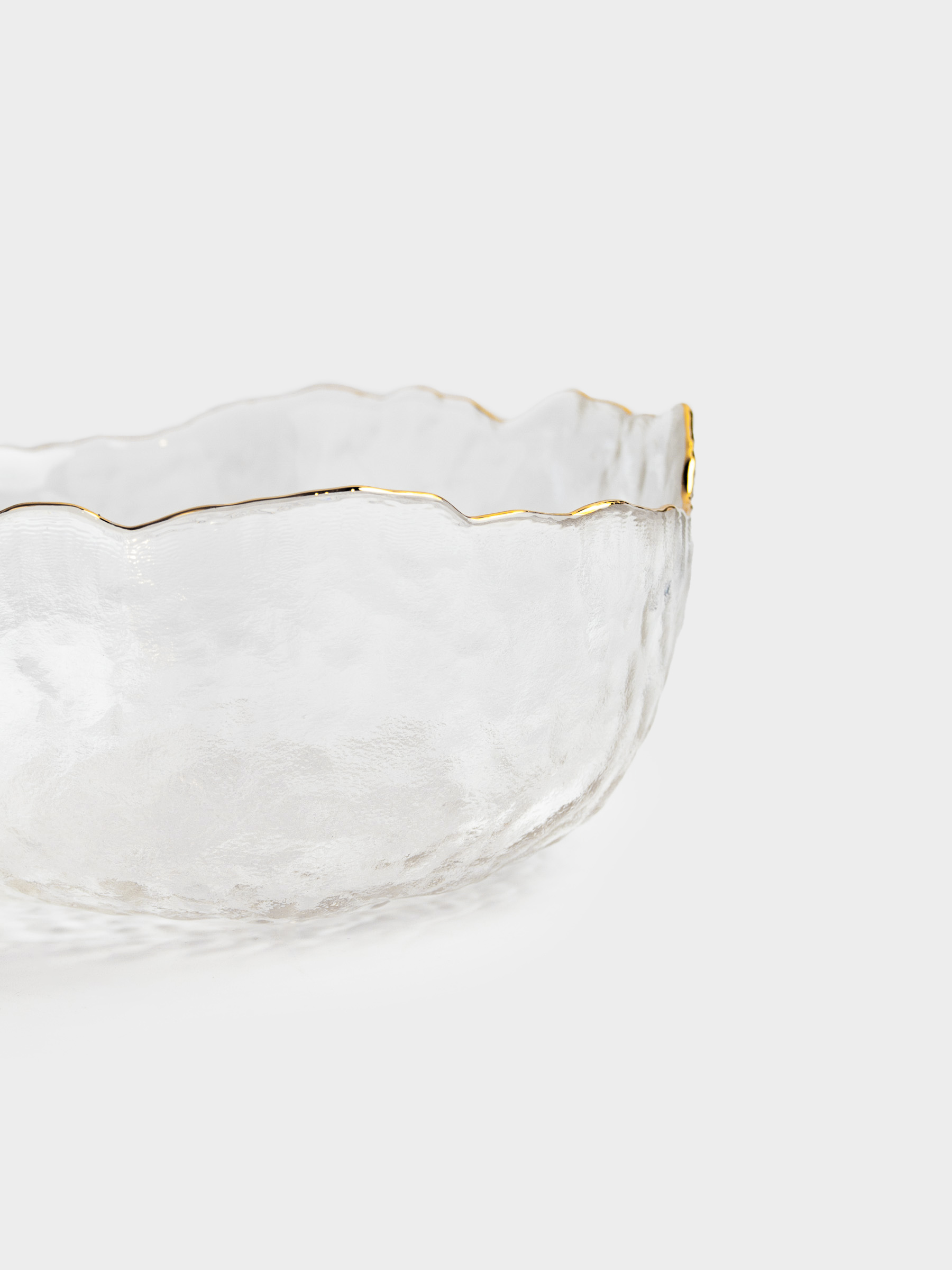 Пиала, 13х6 см, стекло, с золотистым кантом, Nautilus gold, image-3