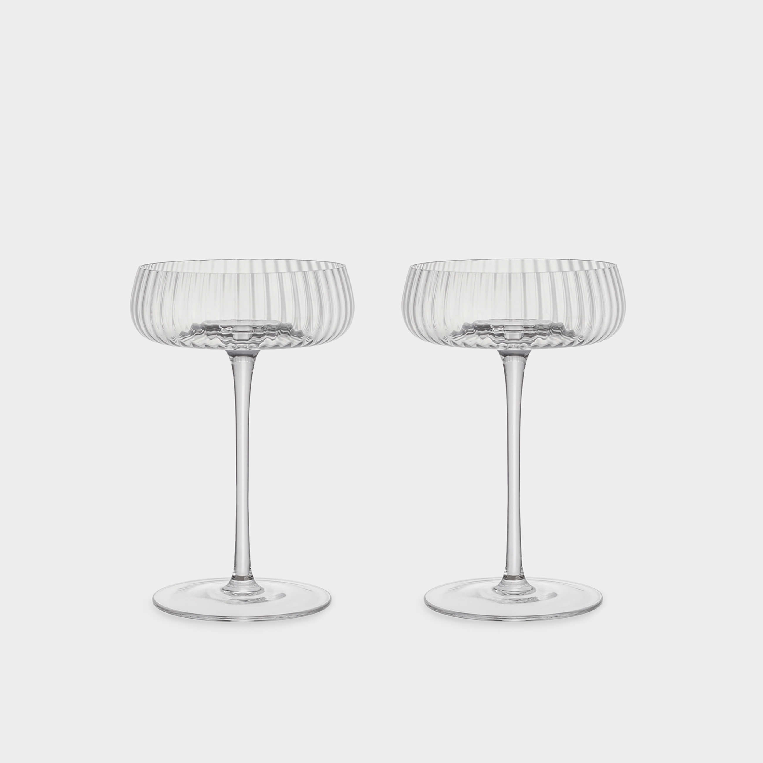 Бокал-креманка для шампанского 270 мл 2 шт кристальное стекло Sorento R 2990₽