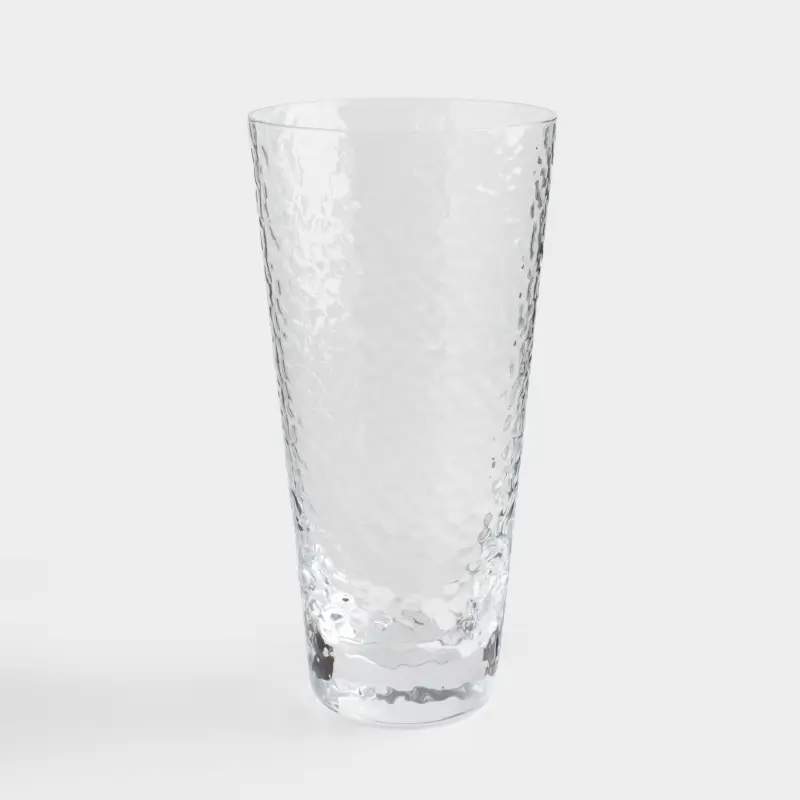 Стакан, 17 см, 450 мл, стекло, Ripply, image-0