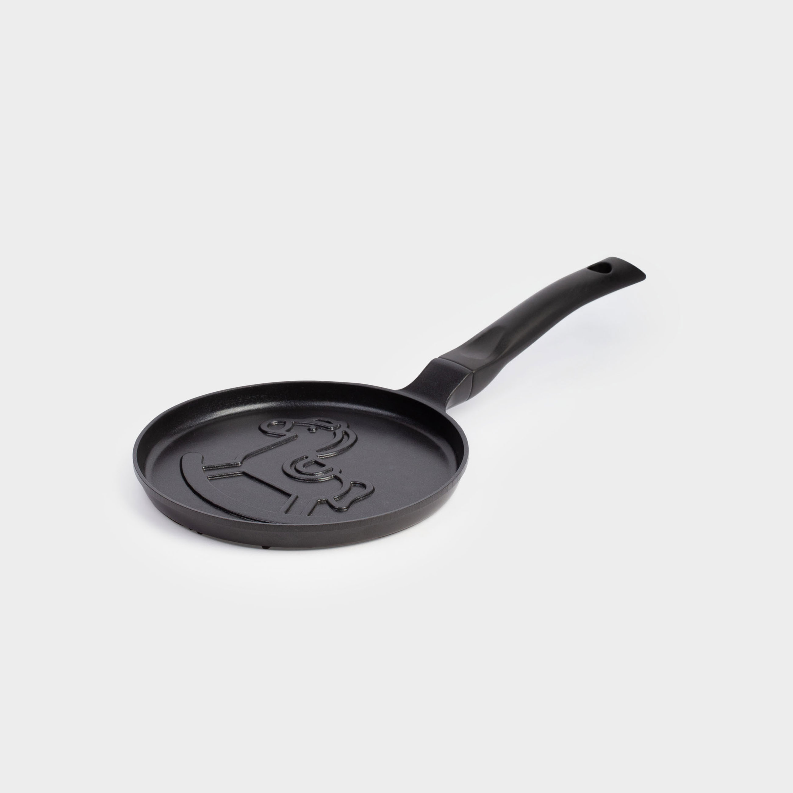Сковорода для омлета и панкейков, 18 см, с покрытием, алюминий, Лошадка, Action