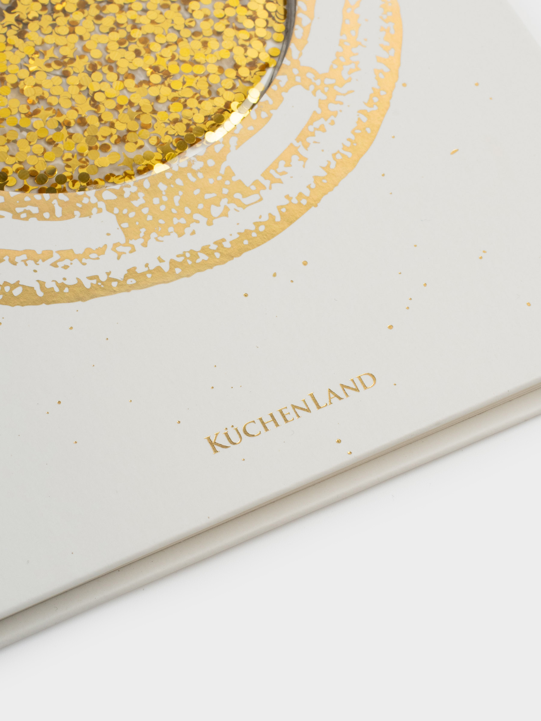 Блокнот для записей, 16х20 см, 70 л, на кольцах, с подвеской, экрю, Подкова, Stationery gold, image-2