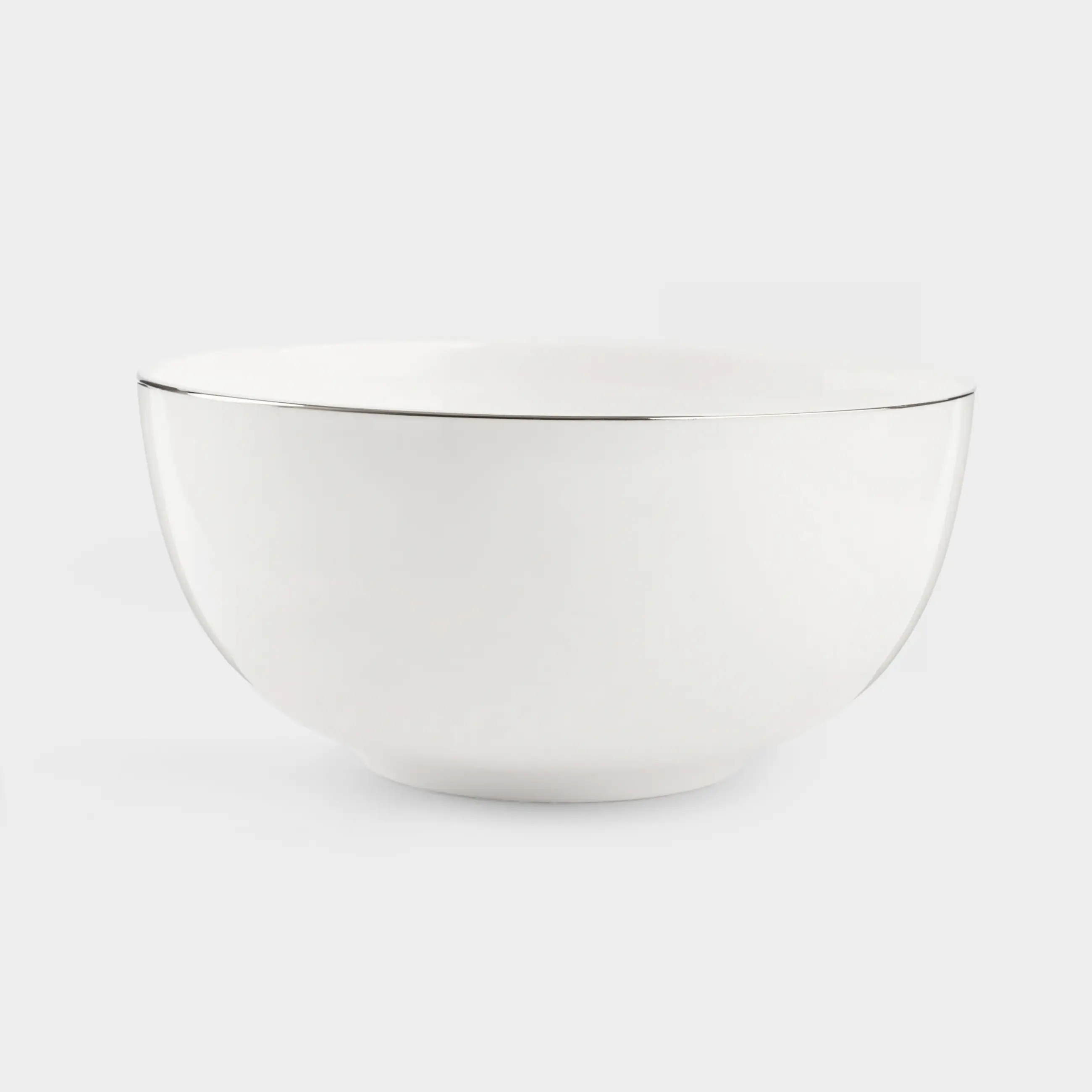 Салатник, 18х8 см, 1,2 л, фарфор F, белый, Ideal silver