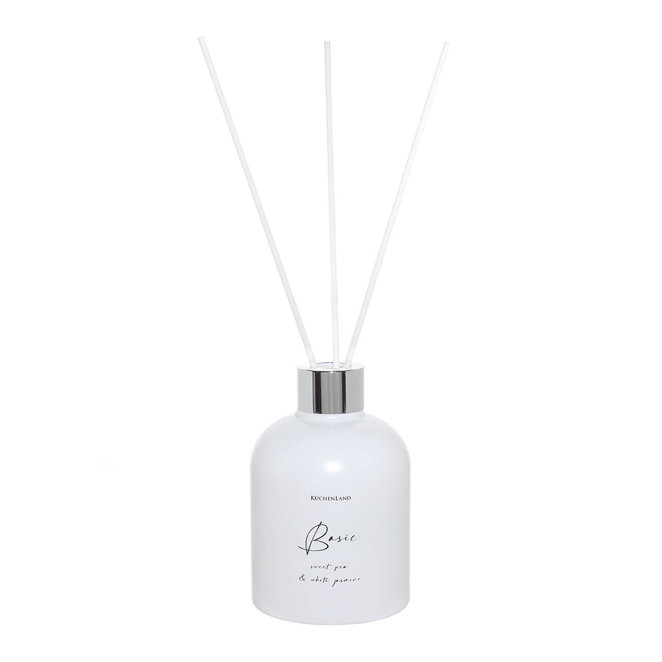 

Ароматический диффузор, 200 мл, белый, Sweet Pea&White Jasmine, Basic