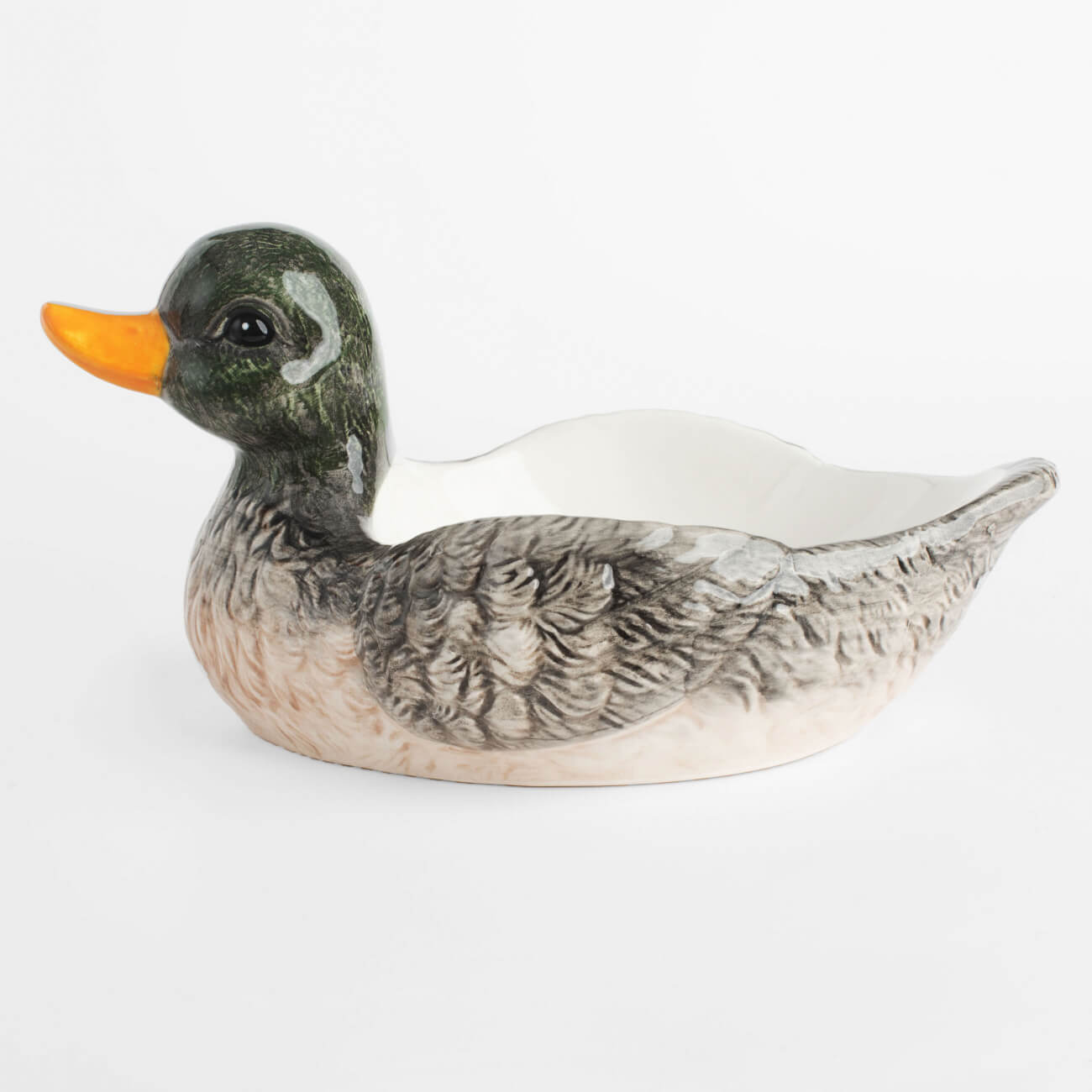 Блюдо глубокое, 23х12 см, керамика, Утка, Duck изображение № 1