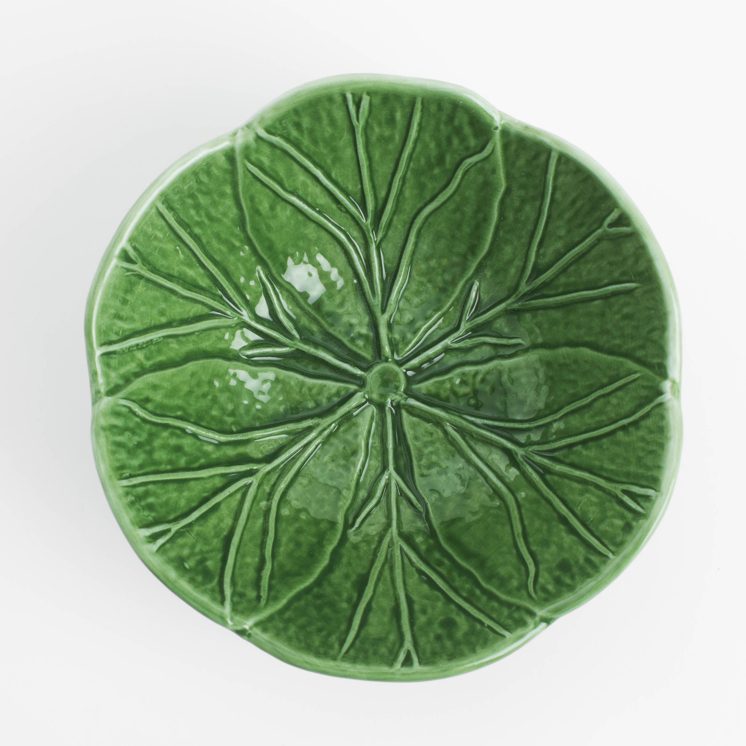 Пиала, 12х5 см, фарфор N, зеленая, Капуста, Cabbage изображение № 3