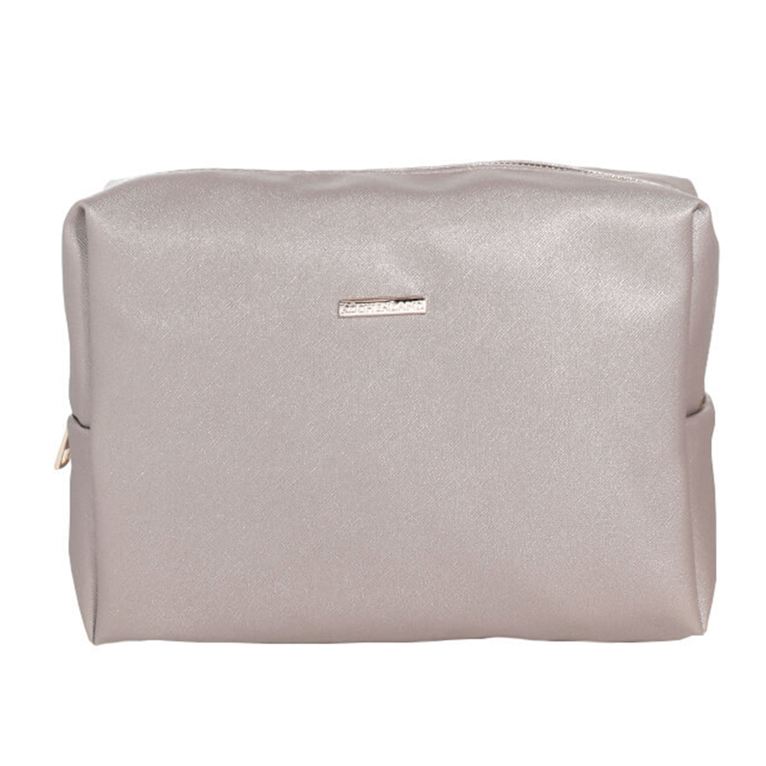 Косметичка 27х17 см полиуретан золотистая Beauty 1690₽