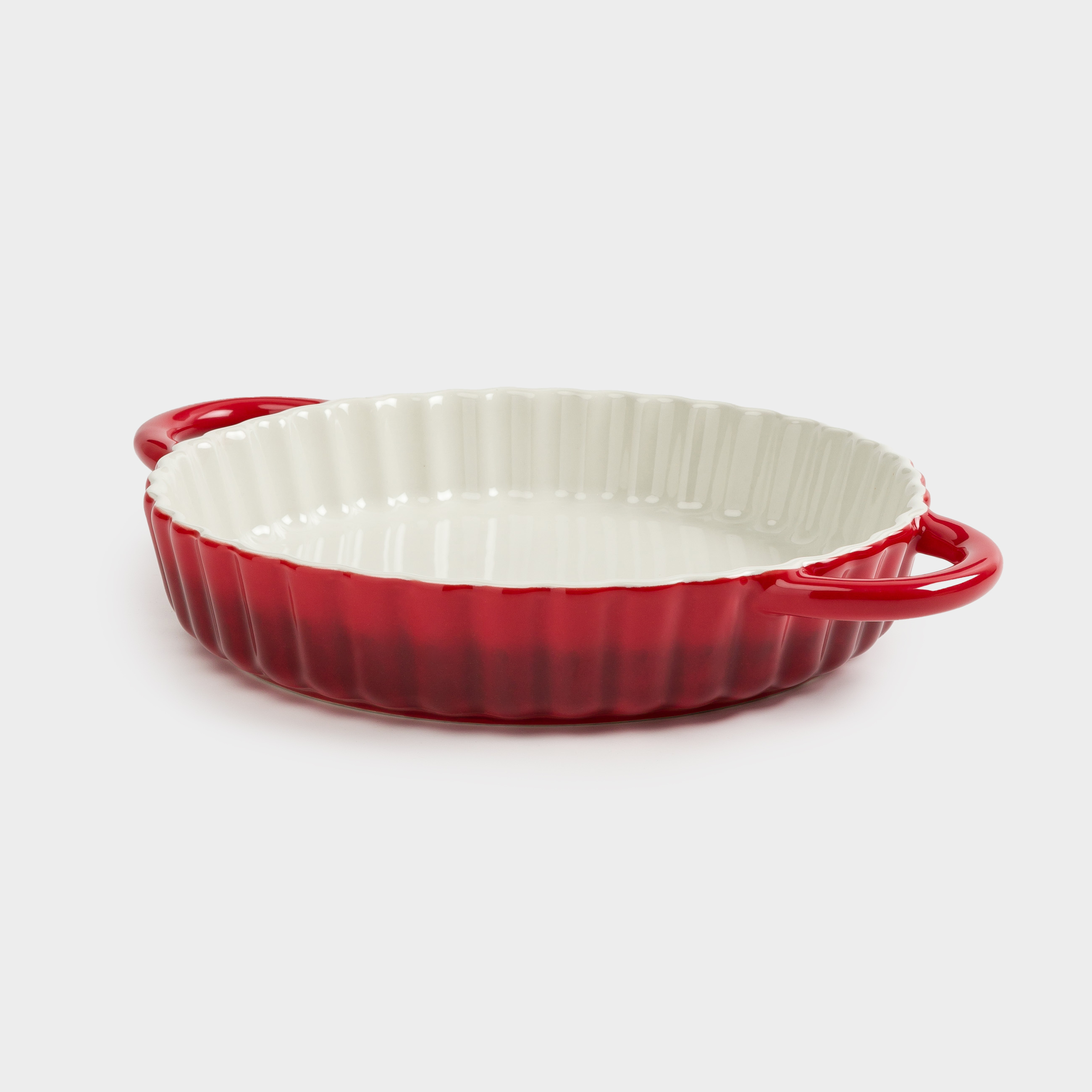 Форма для запекания, 28 см, керамика, круглая, бордовая, Градиент, Cakes gradient, image-4