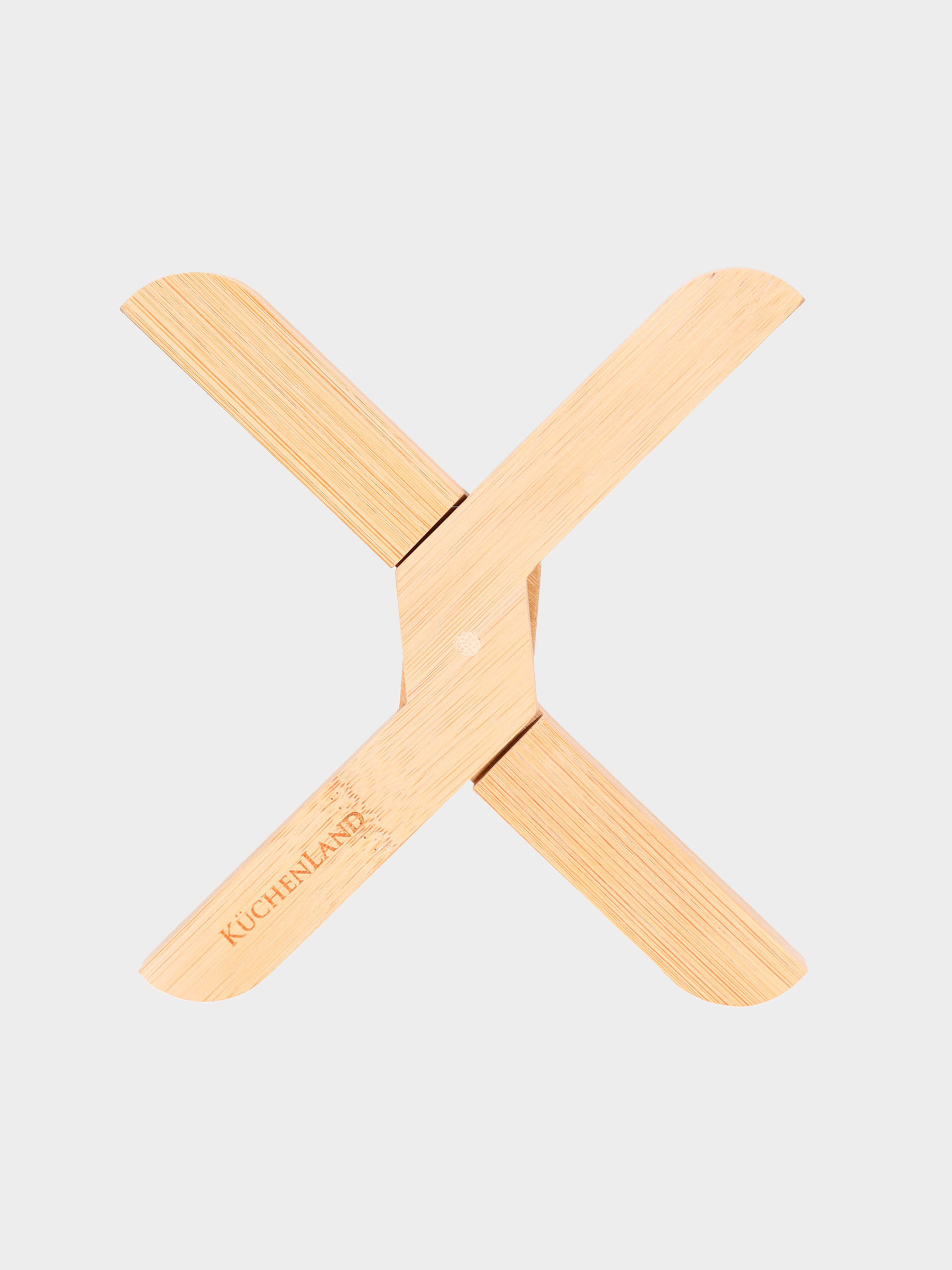 Подставка под горячее, 20 см, складная, бамбук, Bamboo, image-0