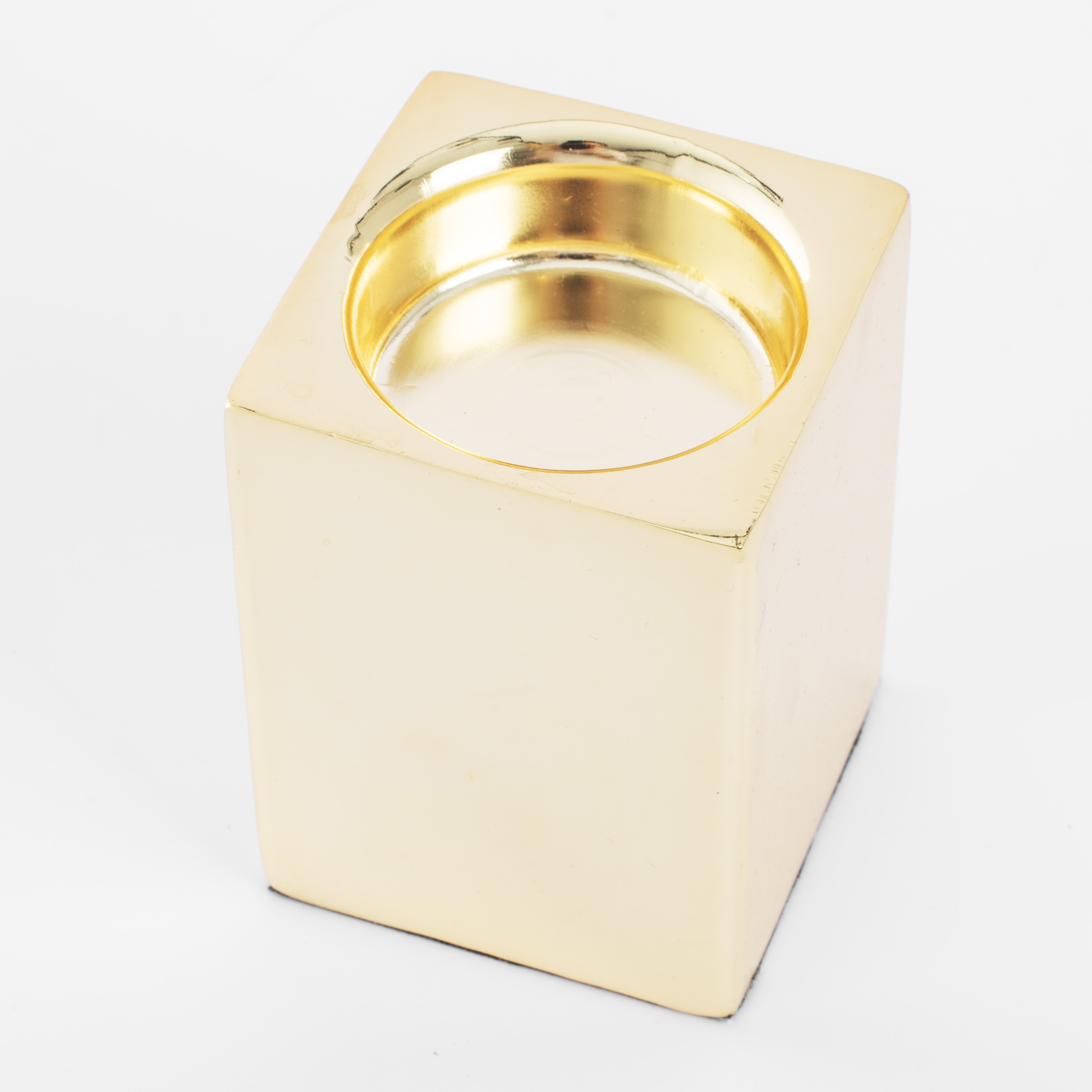 Подсвечник, 7 см, для чайной свечи, металл, золотистый, Fantastic gold изображение № 2