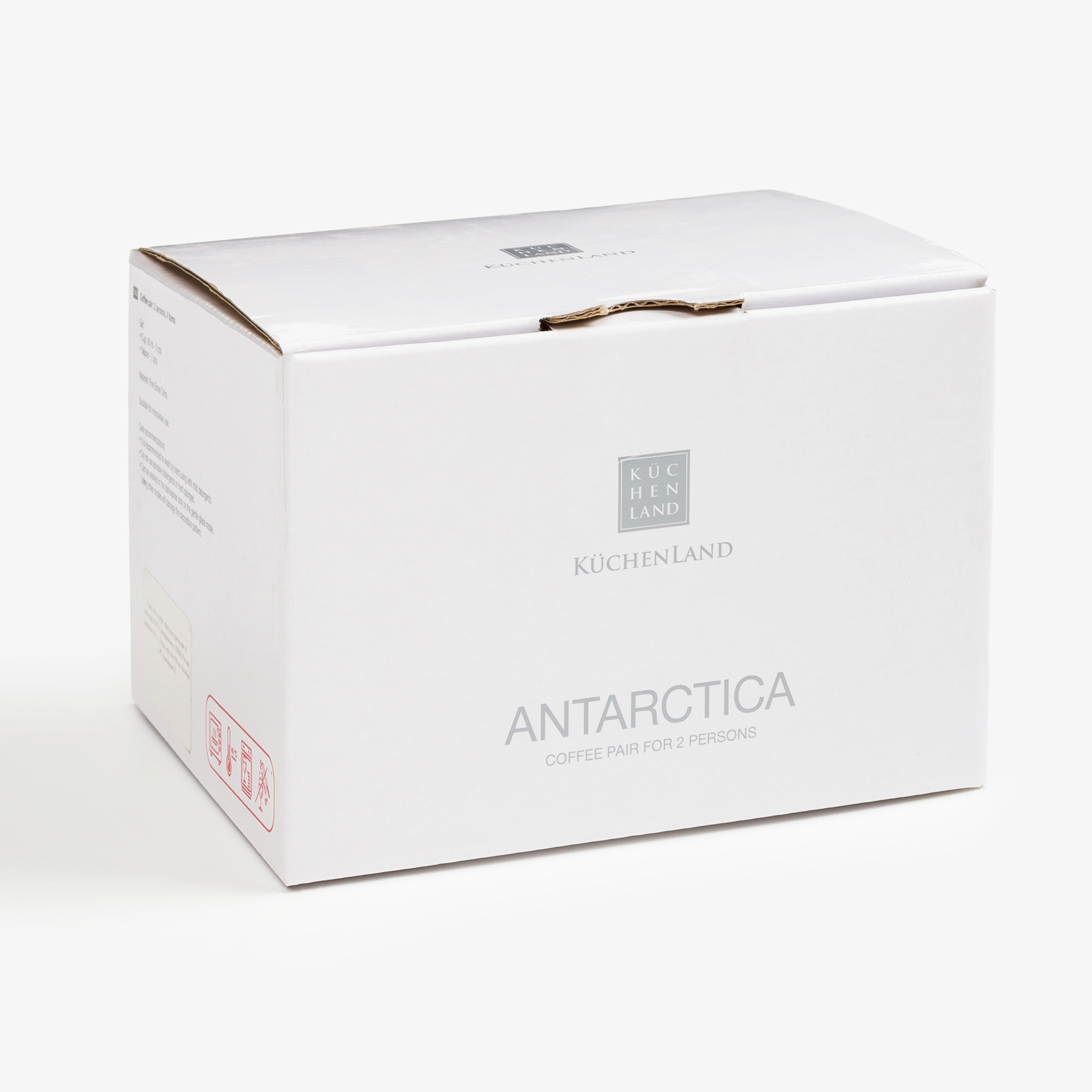 Пара кофейная, 2 перс, 4 пр, 90 мл, фарфор F, Antarctica, image-5