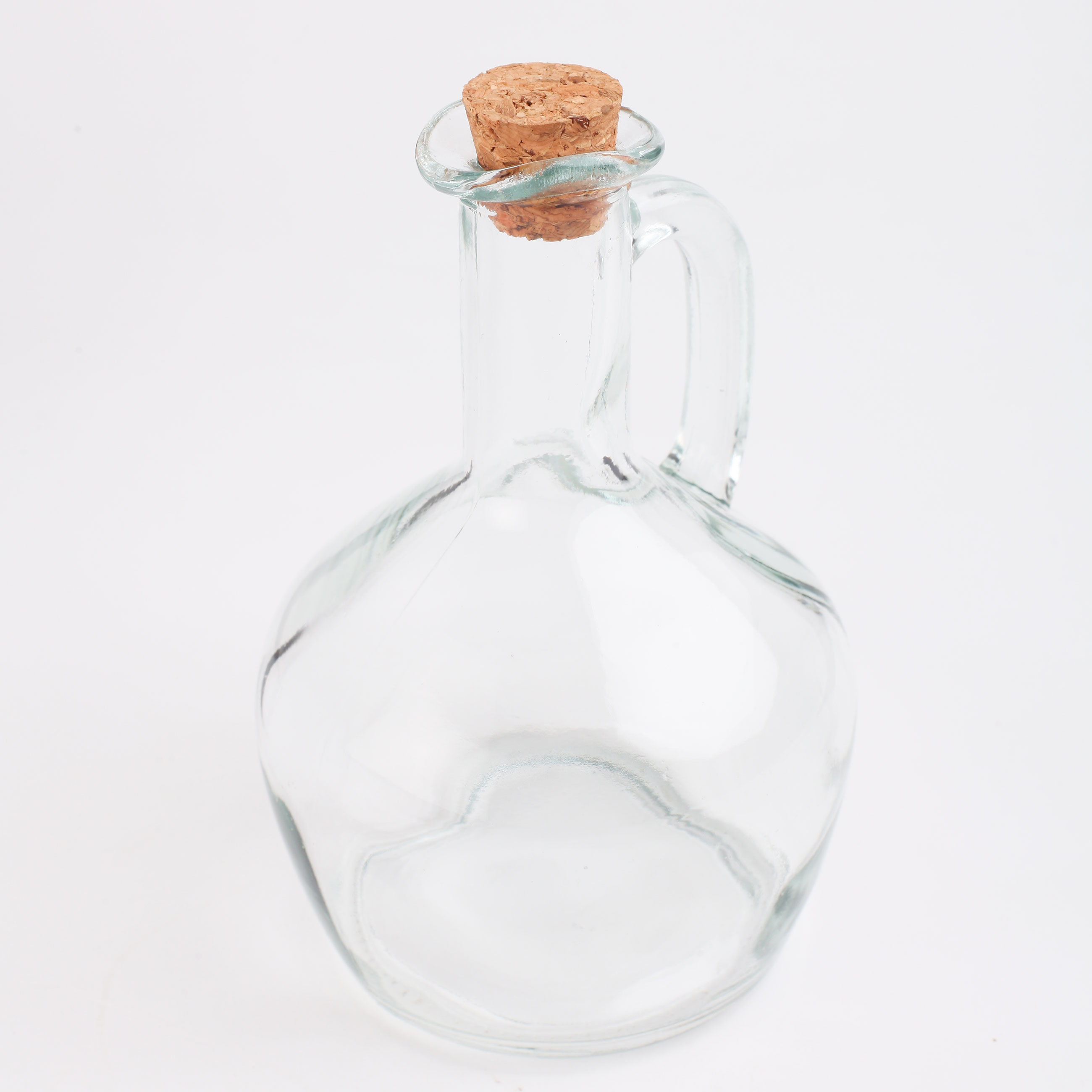 Емкость для масла или уксуса, 400 мл, с ручкой, стекло/пробка, Кувшин, Clear cork, image-2