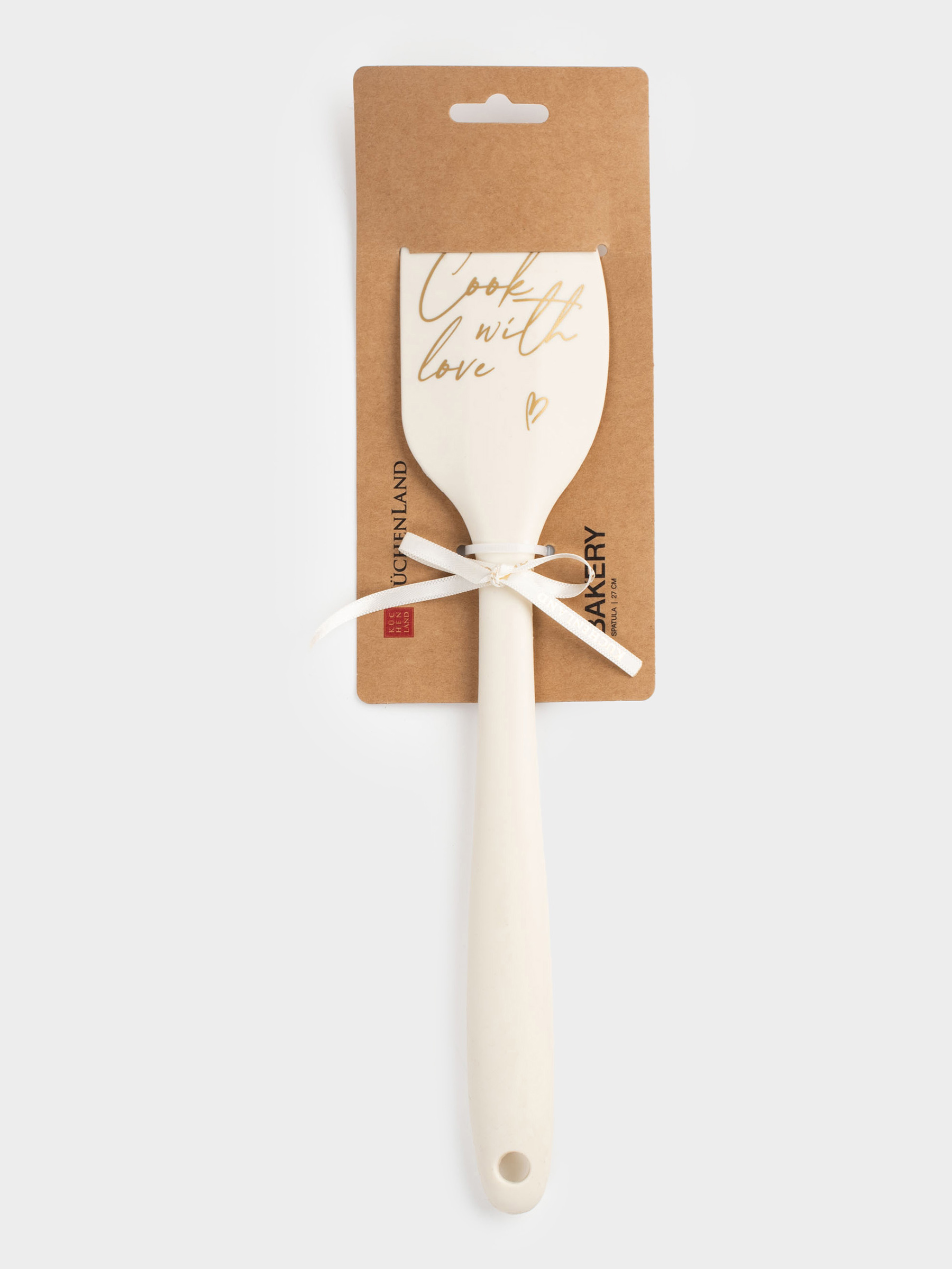 Лопатка-шпатель, 27 см, силикон, молочная, Cook will love, Bakery, image-4