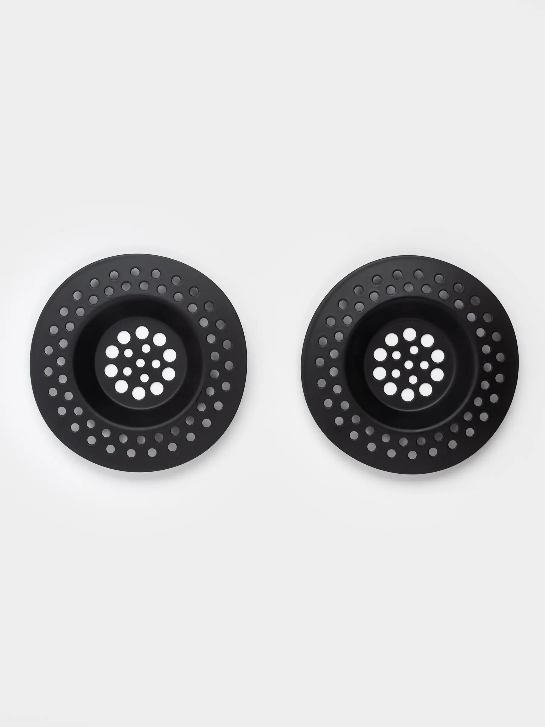 Фильтр для раковины, 7 см, 2 шт, сталь, черный, Black style