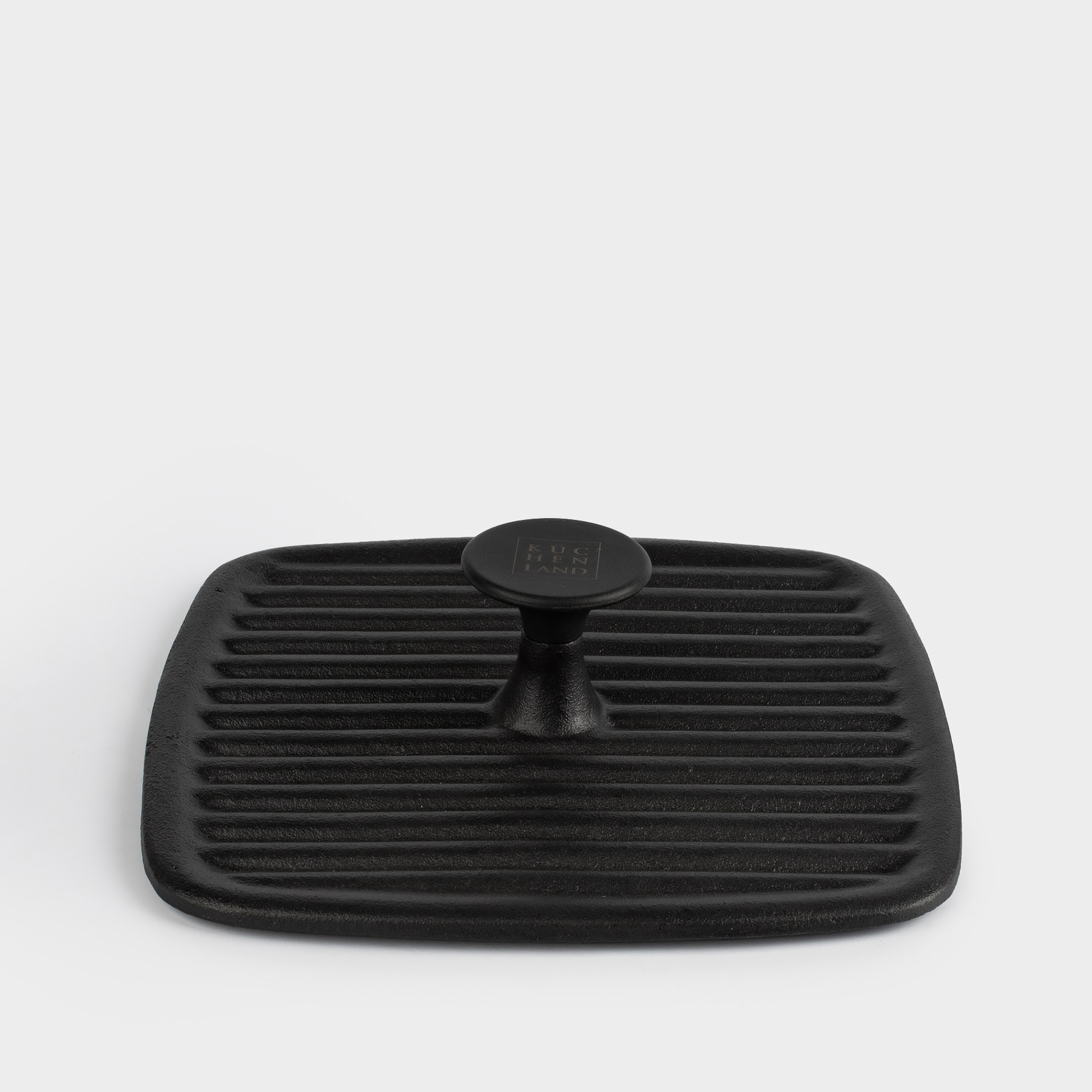 Kuchenland Крышка-пресс для гриля 23 см чугун квадратная черная Authentic 2590₽