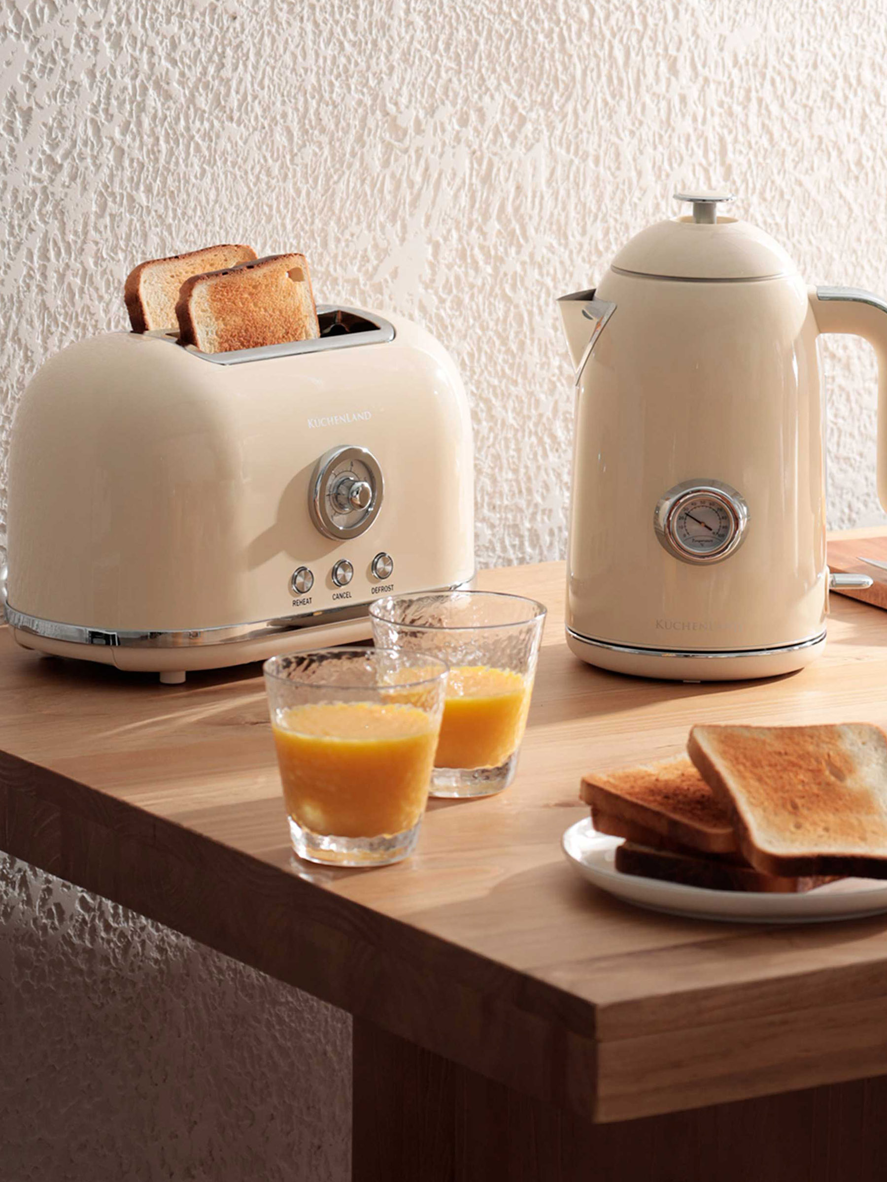 Тостер электрический, 685-815 Вт, 6 режимов, металл/пластик, бежевый, Vintage kitchen, image-7