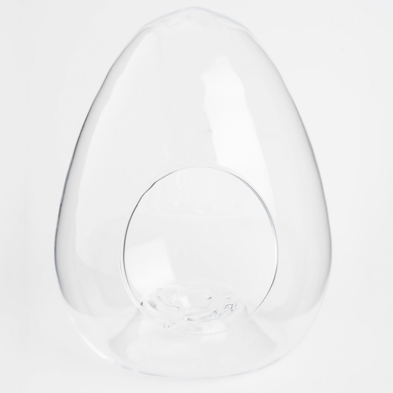 Конфетница, 23х26 см, стекло, Яйцо, Clear изображение № 1