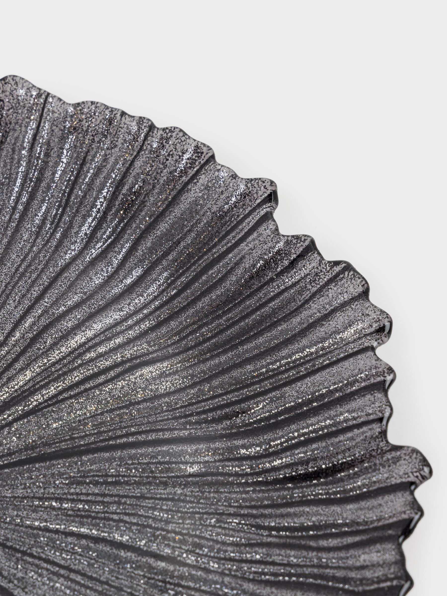 Тарелка обеденная, 28 см, стекло Р, серая, Verge, image-2