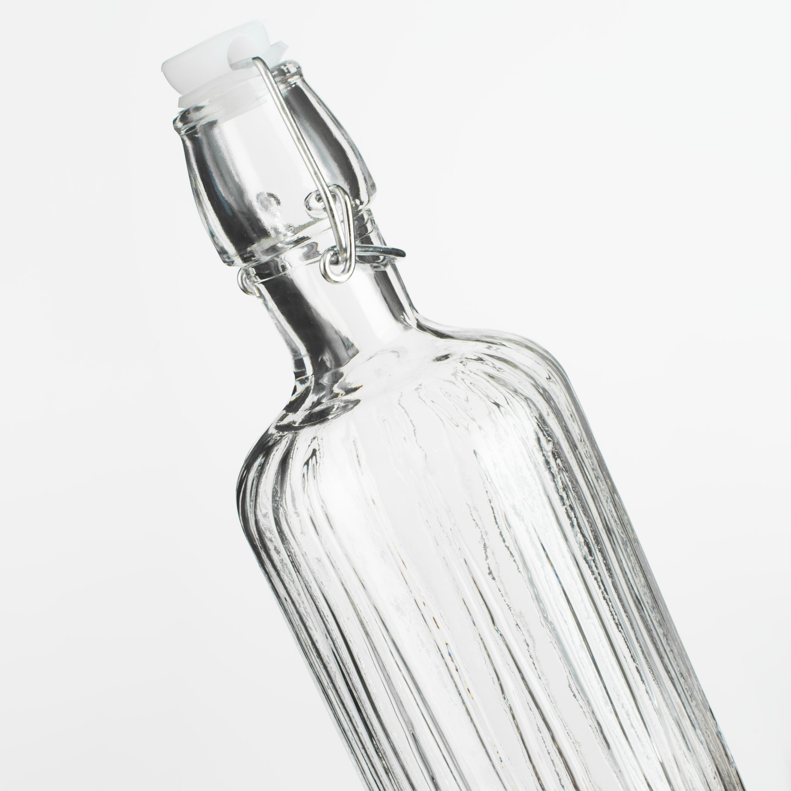 Бутылка для масла или уксуса, 700 мл, с клипсой, стекло Р/металл, Ribby изображение № 3