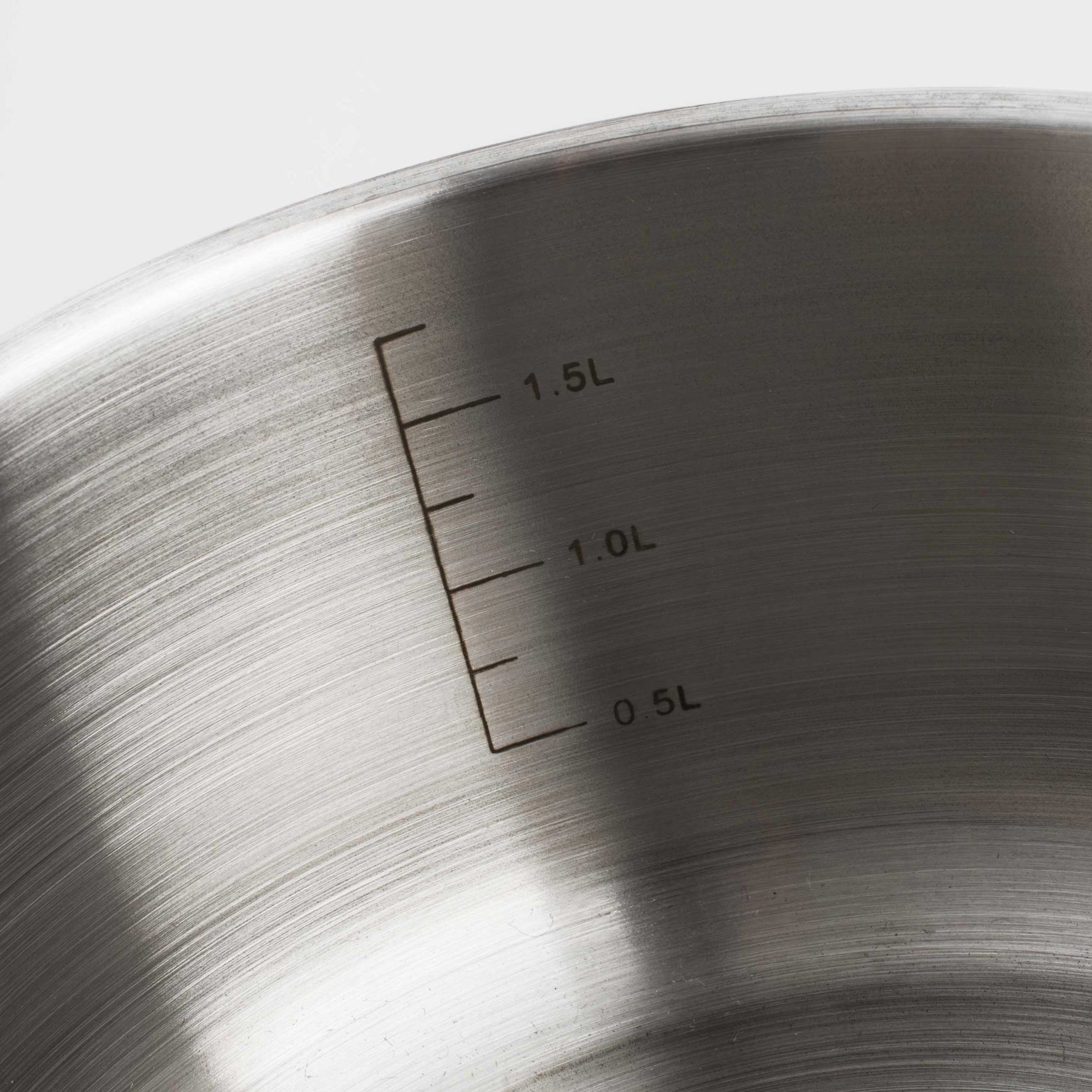 Набор посуды, 3 пр, с универсальной крышкой, сталь, Versatile изображение № 5