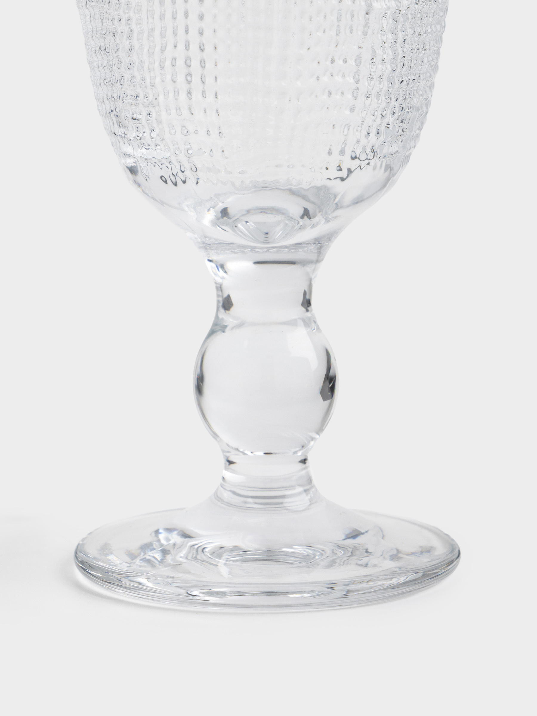 Бокал-кубок для вина, 260 мл, стекло Р, с серебристым кантом, Grain silver, image-3