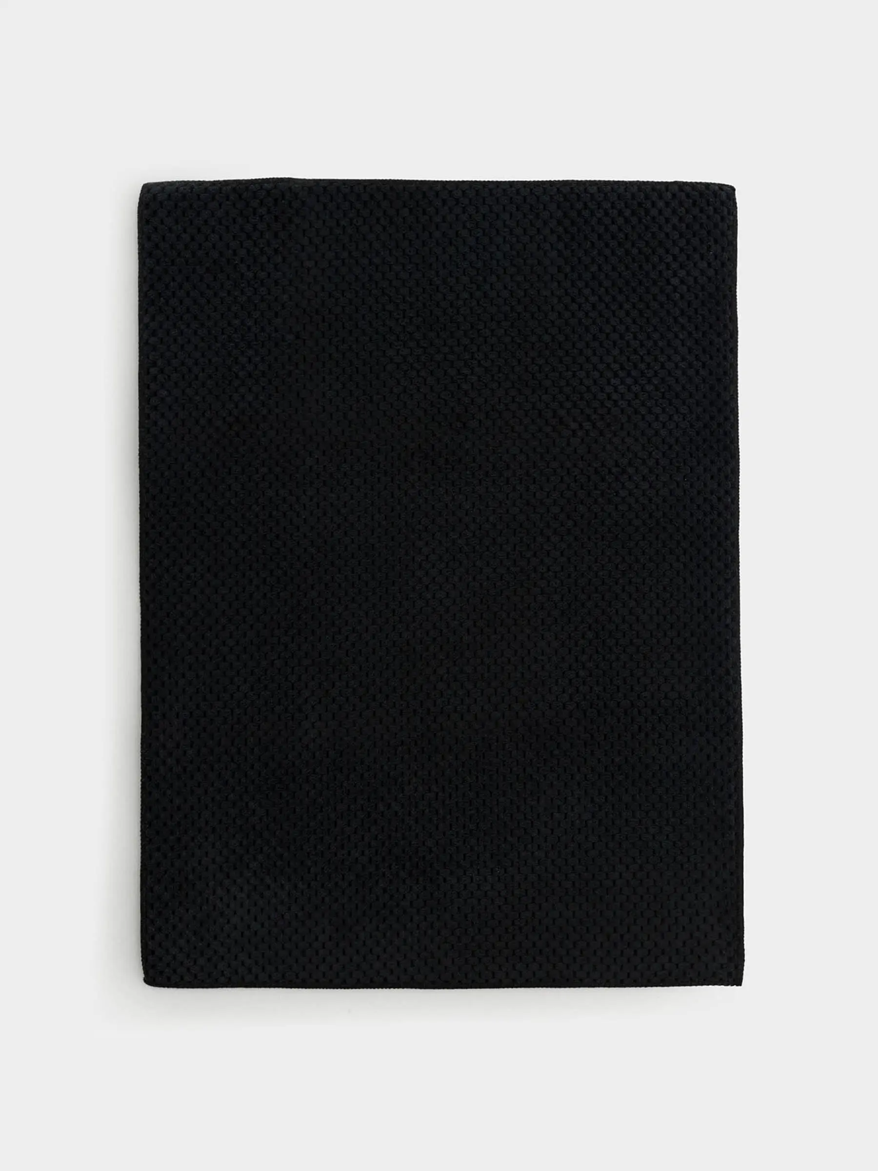 Коврик для сушки посуды, 51х38 см, микрофибра, черный, Black clean