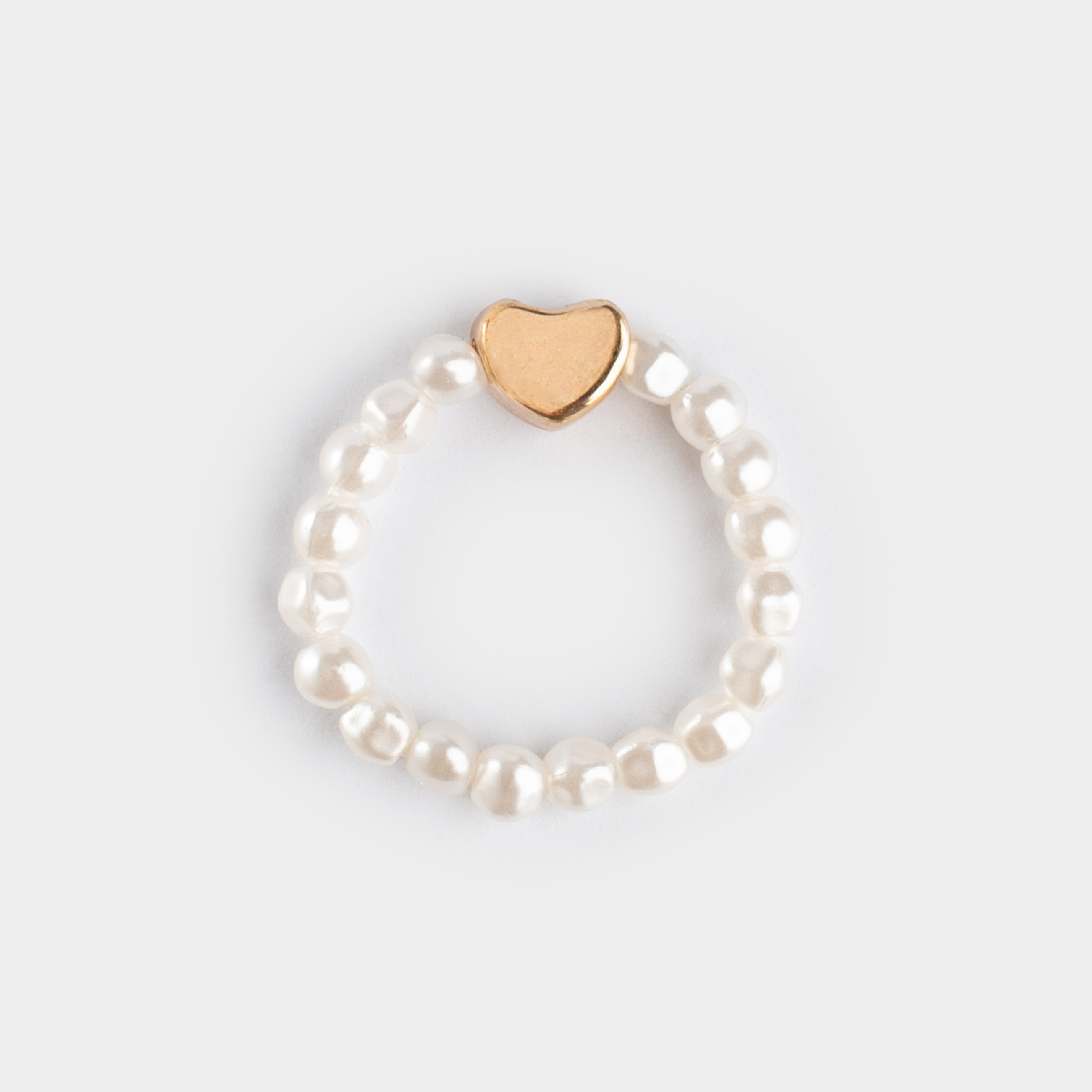 Кольцо, Сердце, Pearl heart
