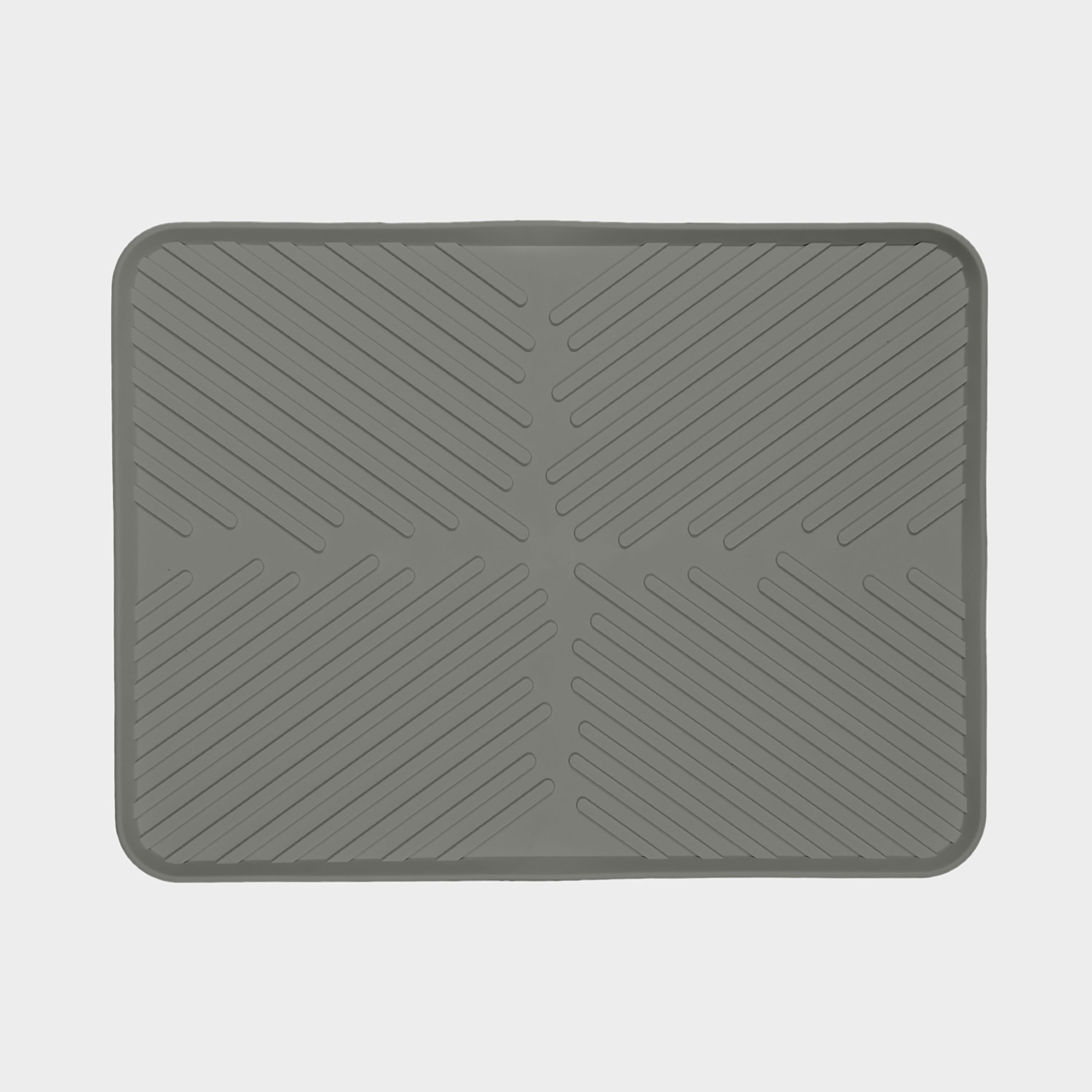 Коврик для сушки посуды 40x30 см резина серый Assist 899₽