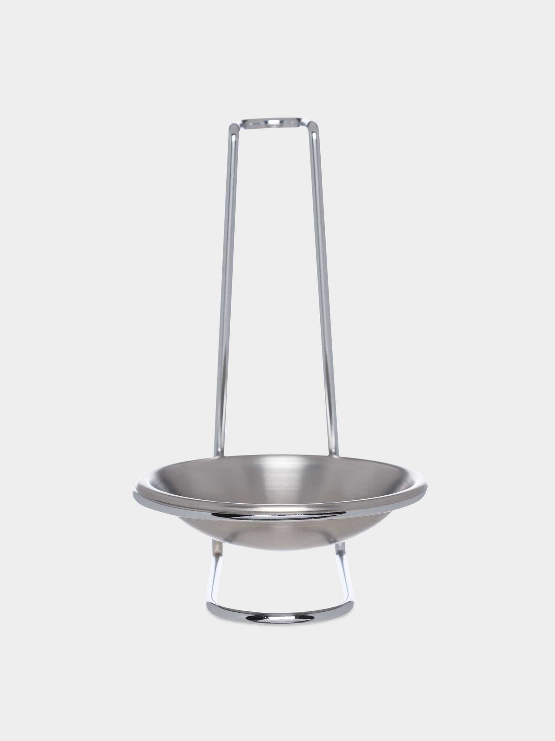 Подставка под половник/ложку, 18 см, с ручкой, сталь, Egoist, image-1