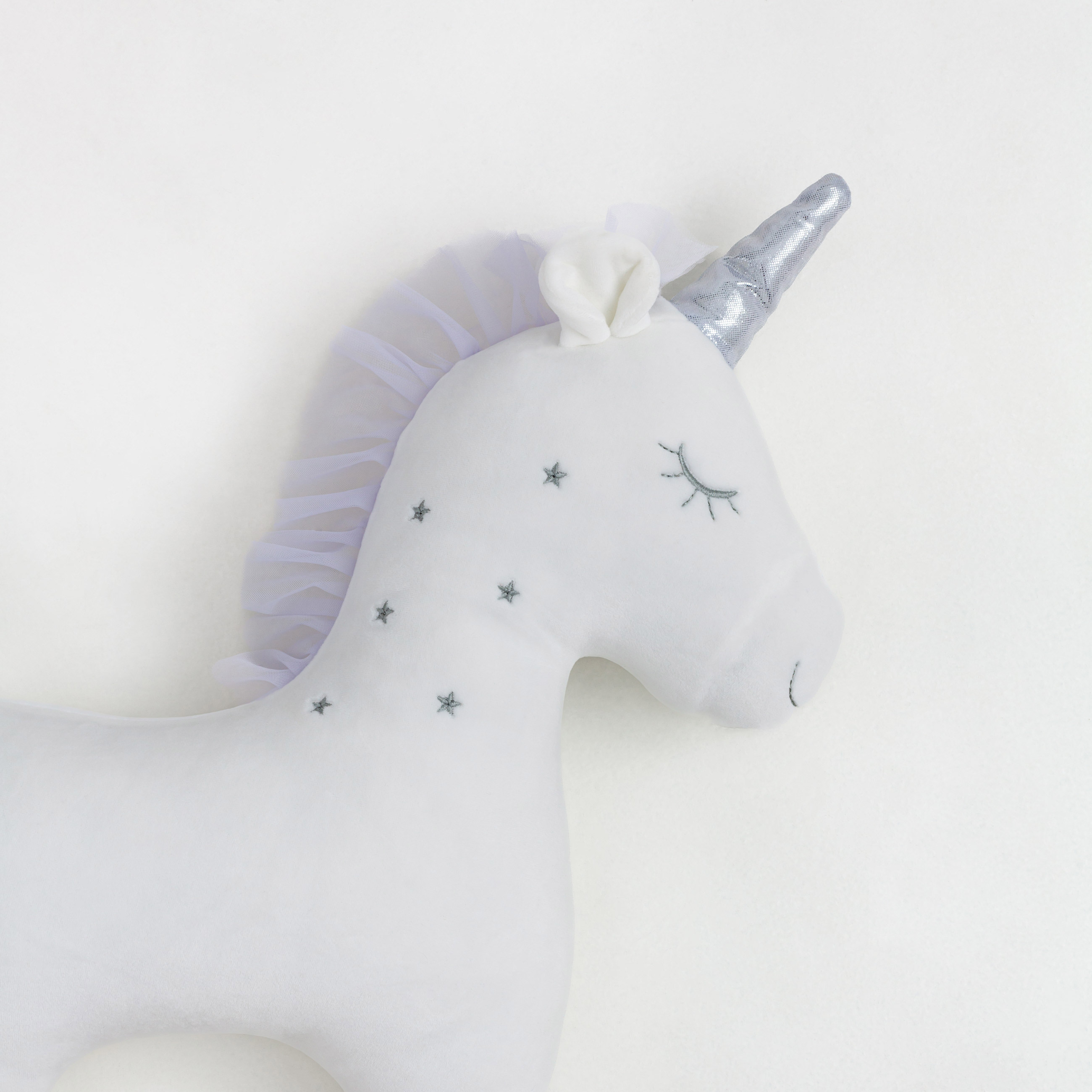 Подушка декоративная, 40х48 см, полиэстер, белая, Единорог, Unicorn, image-2