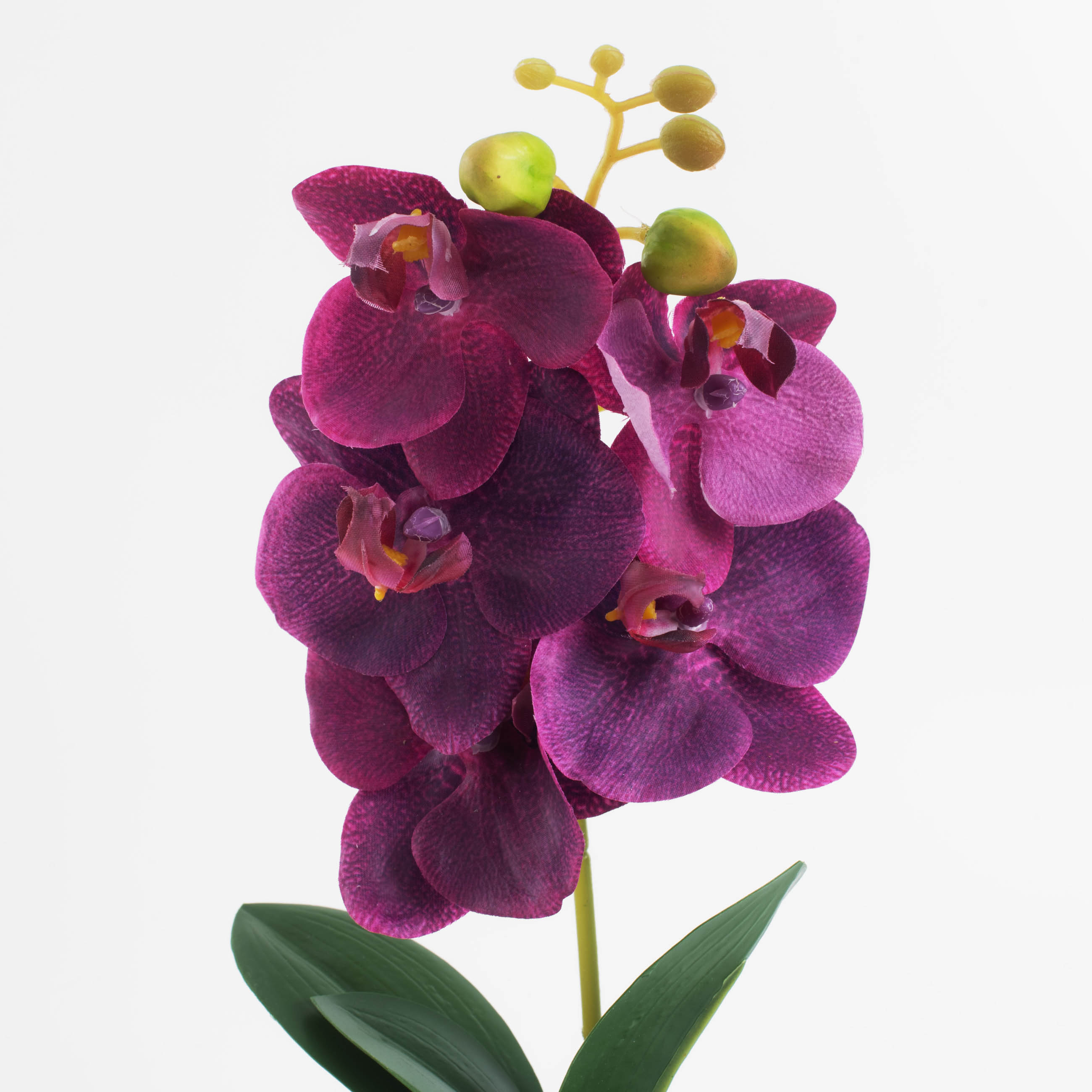Растение искусственное, 35 см, в горшке, полиэстер/керамика, Розовая орхидея, Orchid изображение № 2