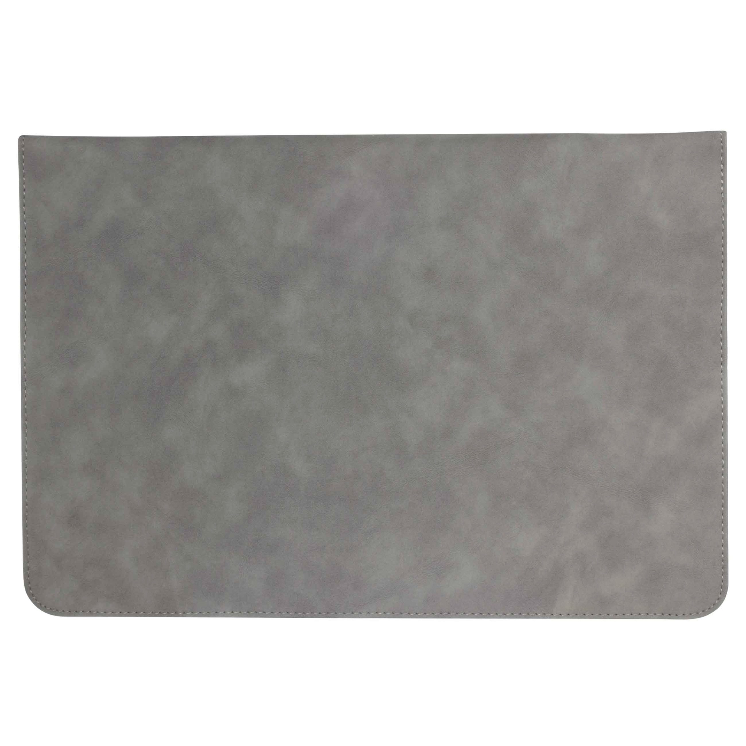 Чехол-конверт для ноутбука, 38х28 см, полиуретан, серый, Krast изображение № 2
