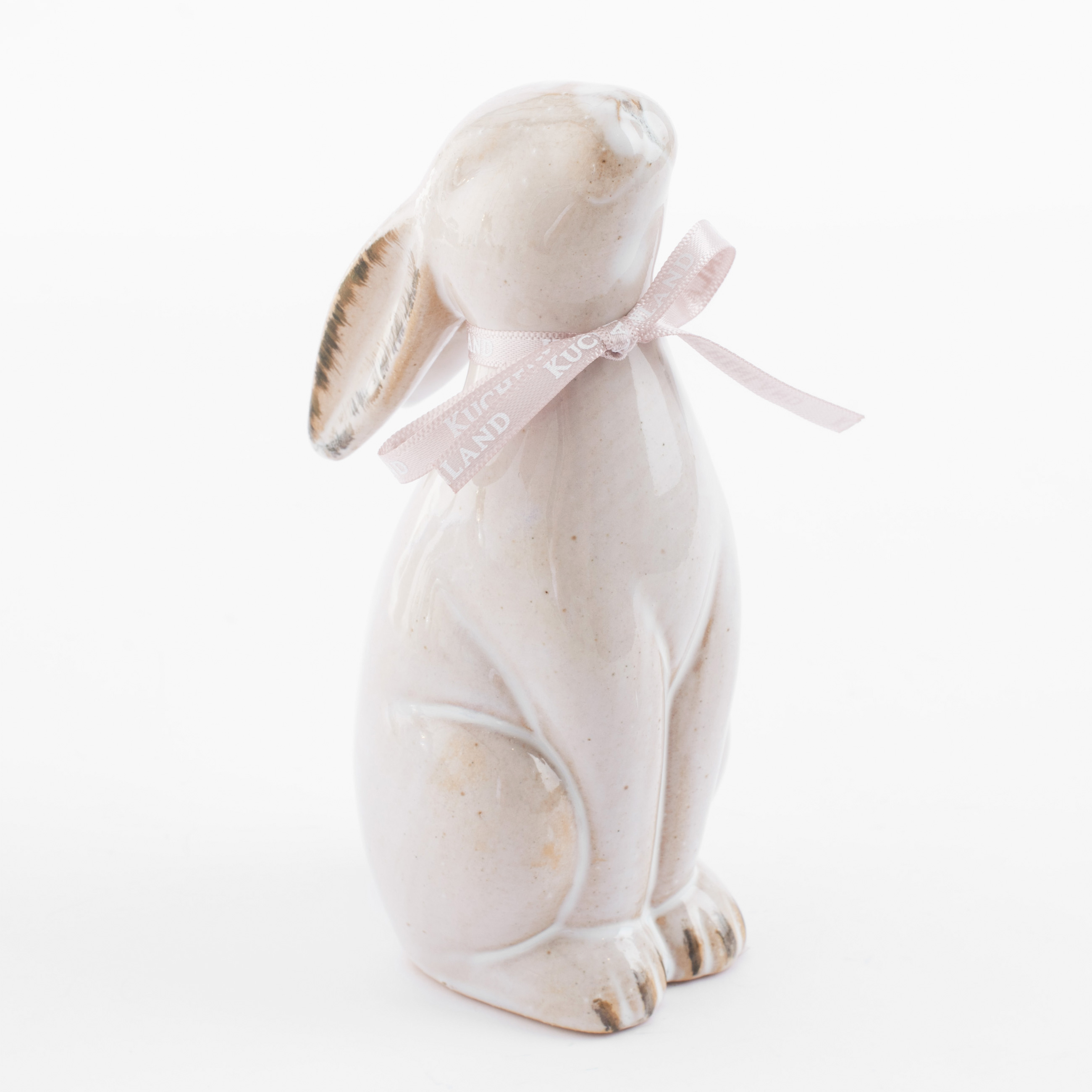 Статуэтка, 14 см, фарфор P, бежевая, Кролик сидит, Natural Easter изображение № 3