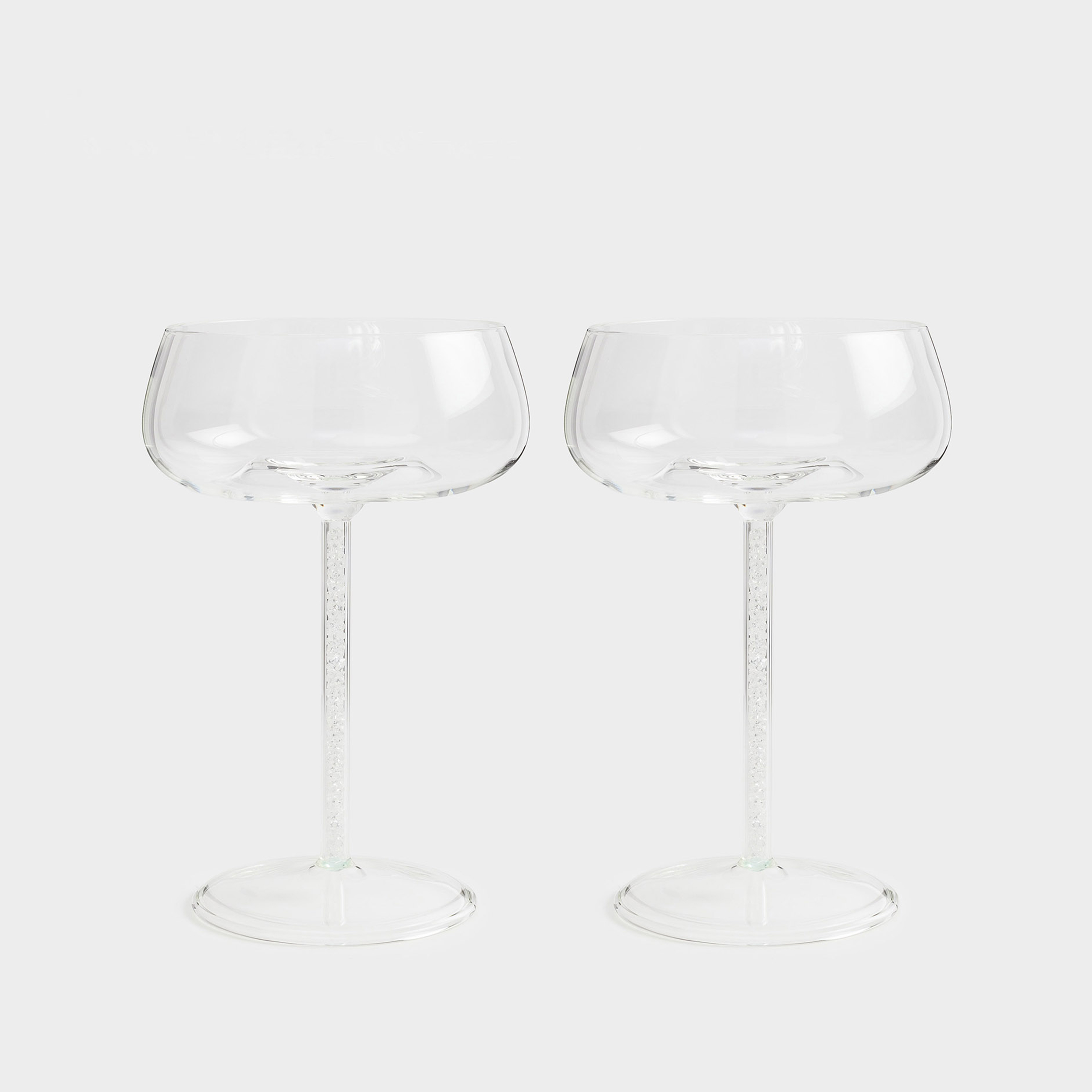 Бокал-креманка для шампанского 270 мл 2 шт стекло Бстразы Sorento crystal 3490₽