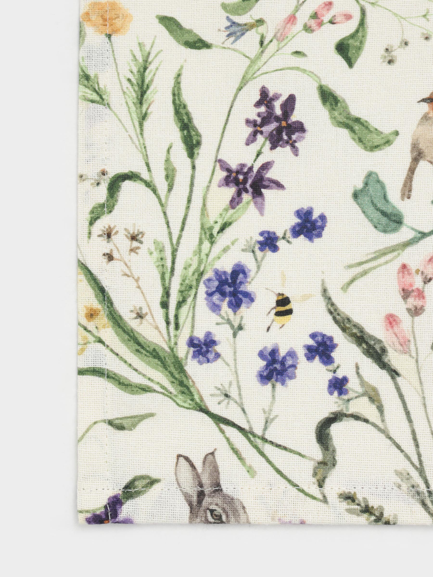 Полотенце кухонное, Rabbit in flowers, image-5