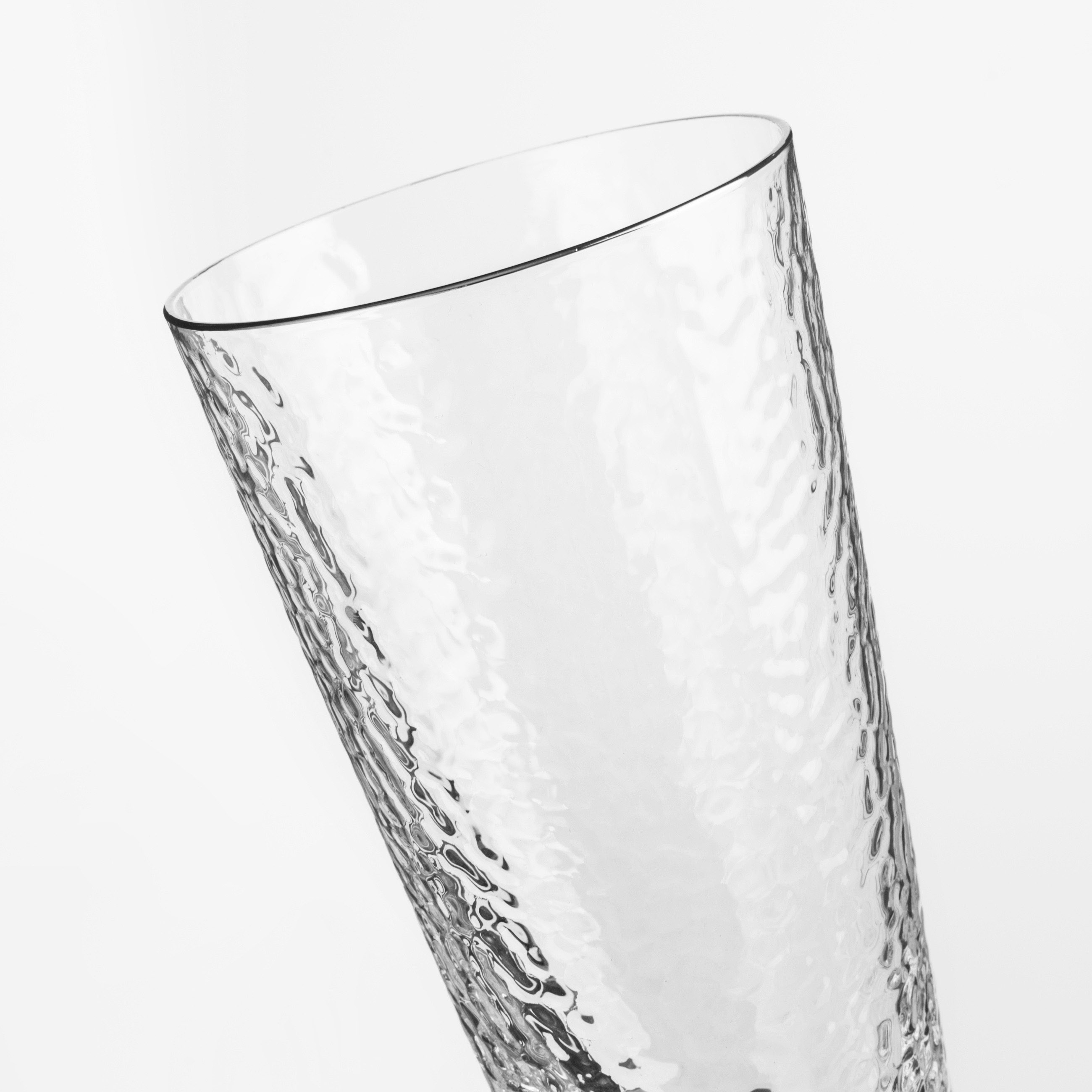 Стакан, 450 мл, 2 шт, стекло, с серебристым кантом, Ripply silver изображение № 5