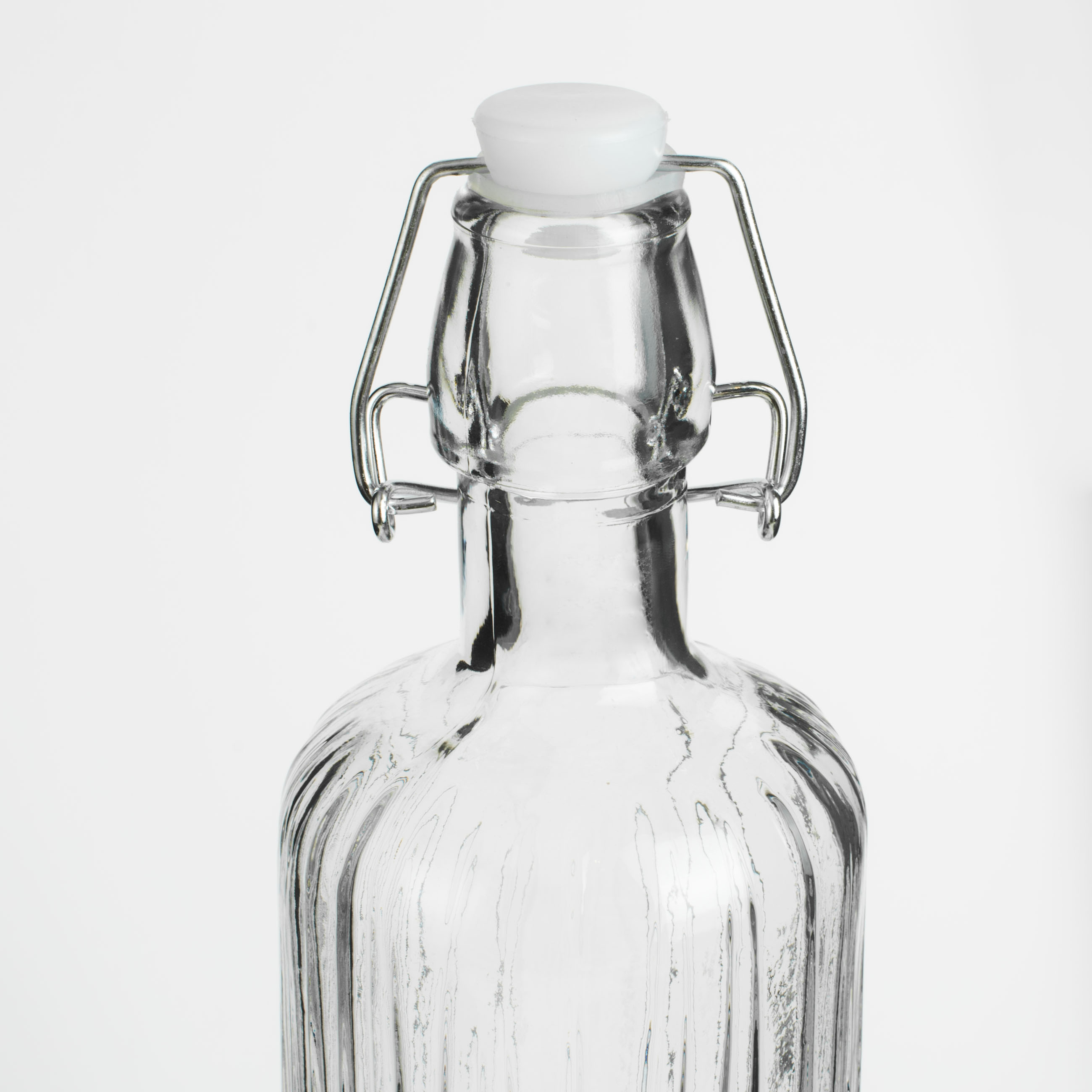 Бутылка для масла или уксуса, 700 мл, с клипсой, стекло Р/металл, Ribby изображение № 2