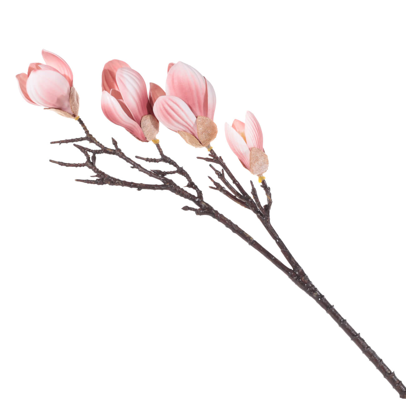 Ветка декоративная, 55 см, пластик/сталь, Розовая магнолия, Magnolia изображение № 1