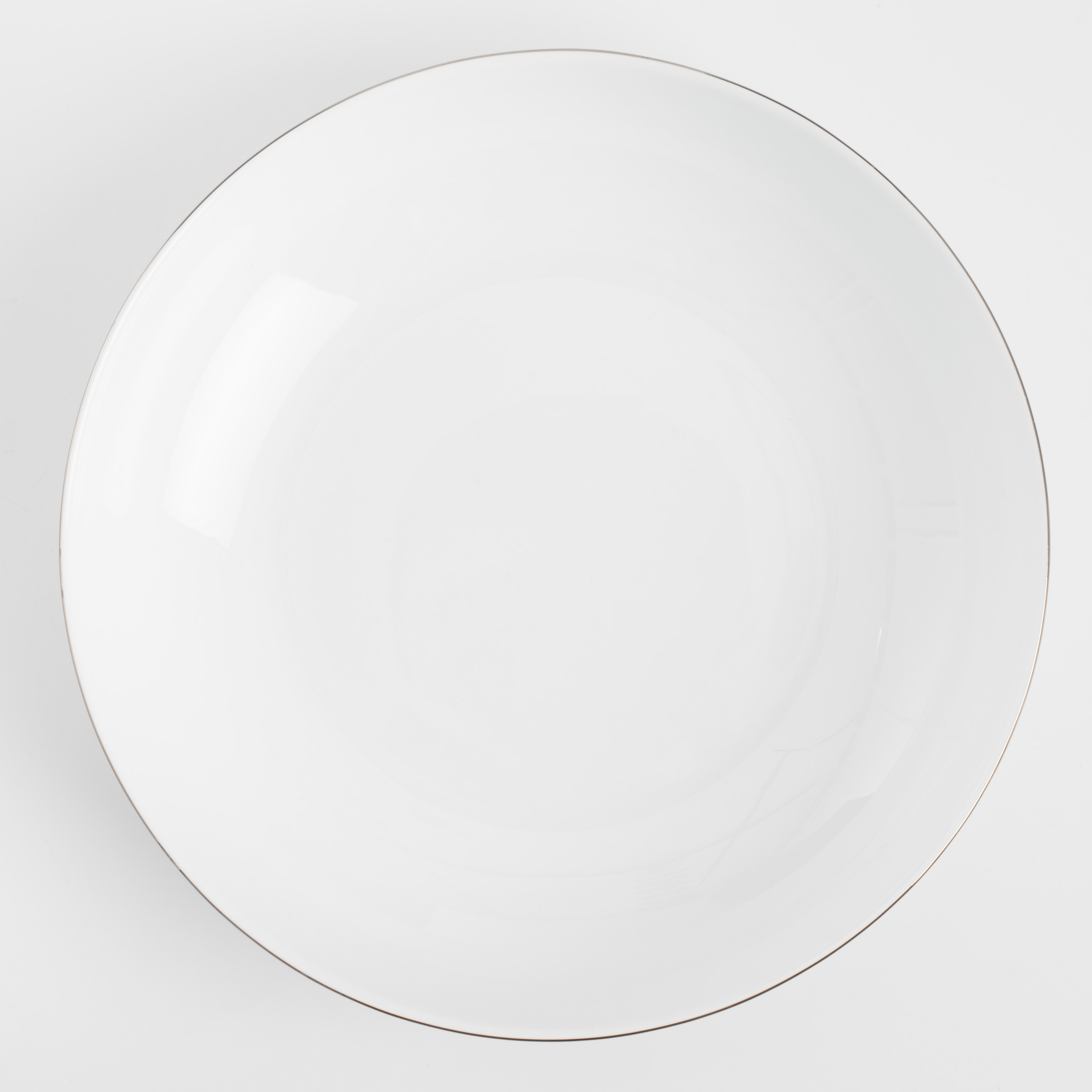 Тарелка суповая, 20х5 см, 2 шт, фарфор F, белая, Ideal silver
