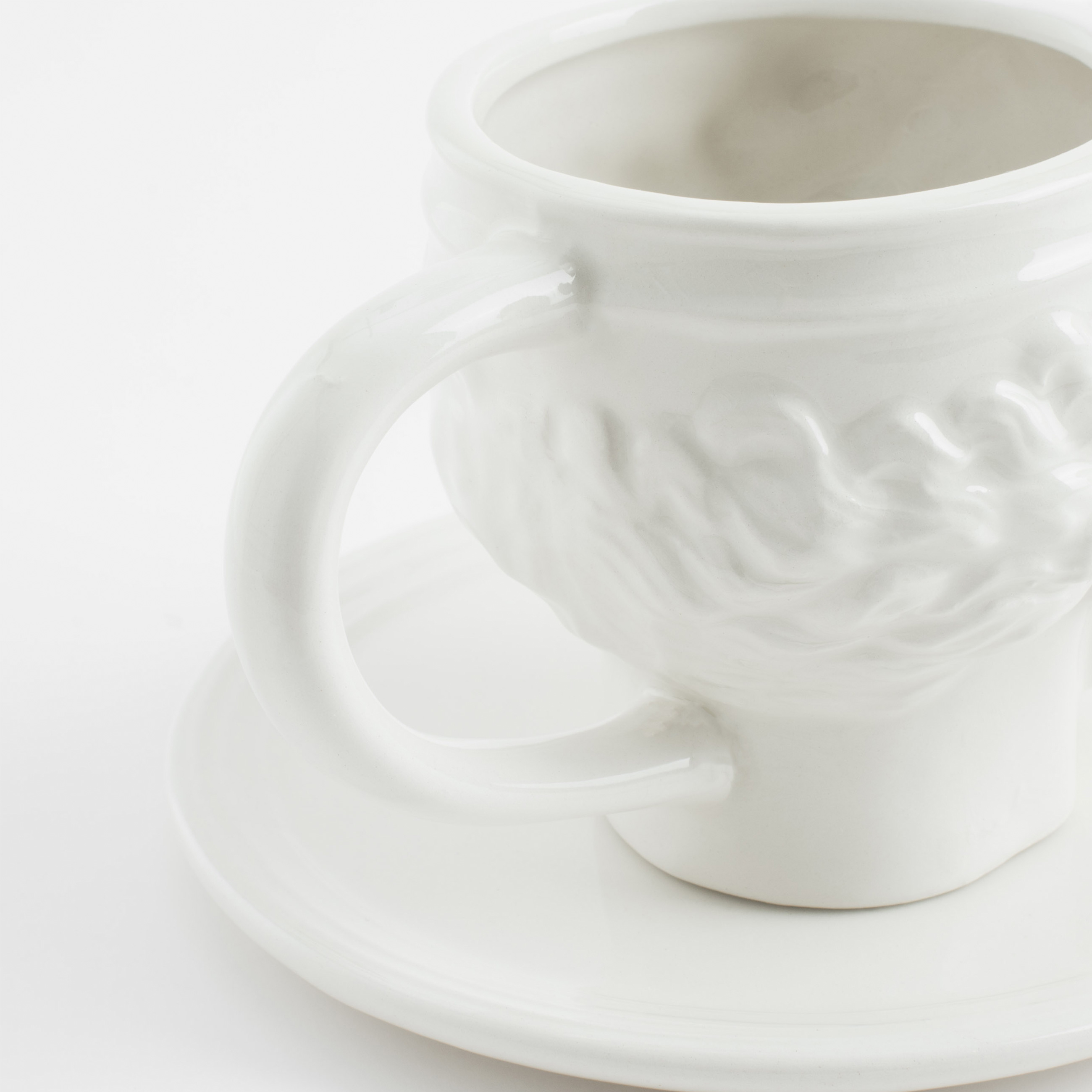 Пара чайная, 1 перс, 2 пр, 230 мл, керамика, молочная, Артемида, Olympus изображение № 4