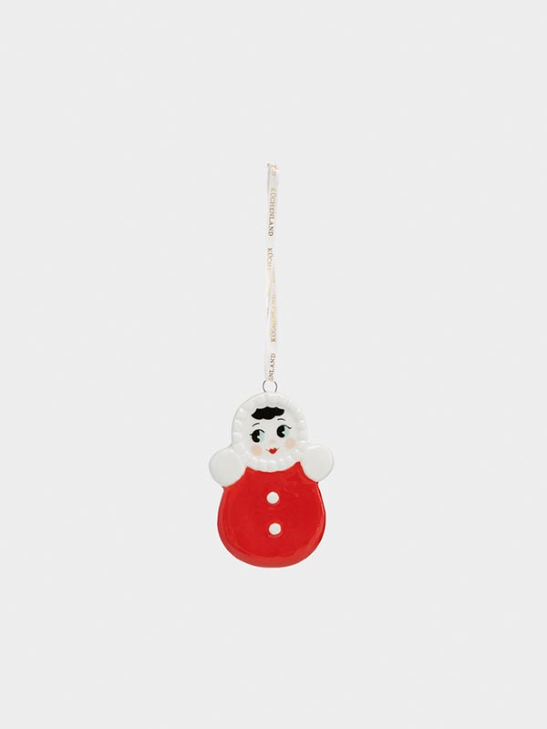 Игрушка елочная, 7 см, Неваляшка, Figure christmas
