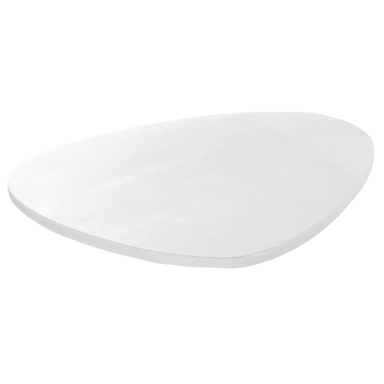 

Блюдо сервировочное, 30x25 см, мрамор, овальное, белое, Marble
