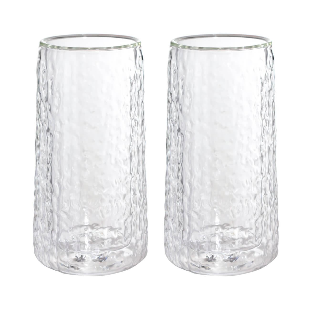 16490 fissman набор sencha из 2 х стаканов с двойными стенками 280мл жаропрочное стекло Стакан, 320 мл, 2 шт, стекло Б, Air ripply