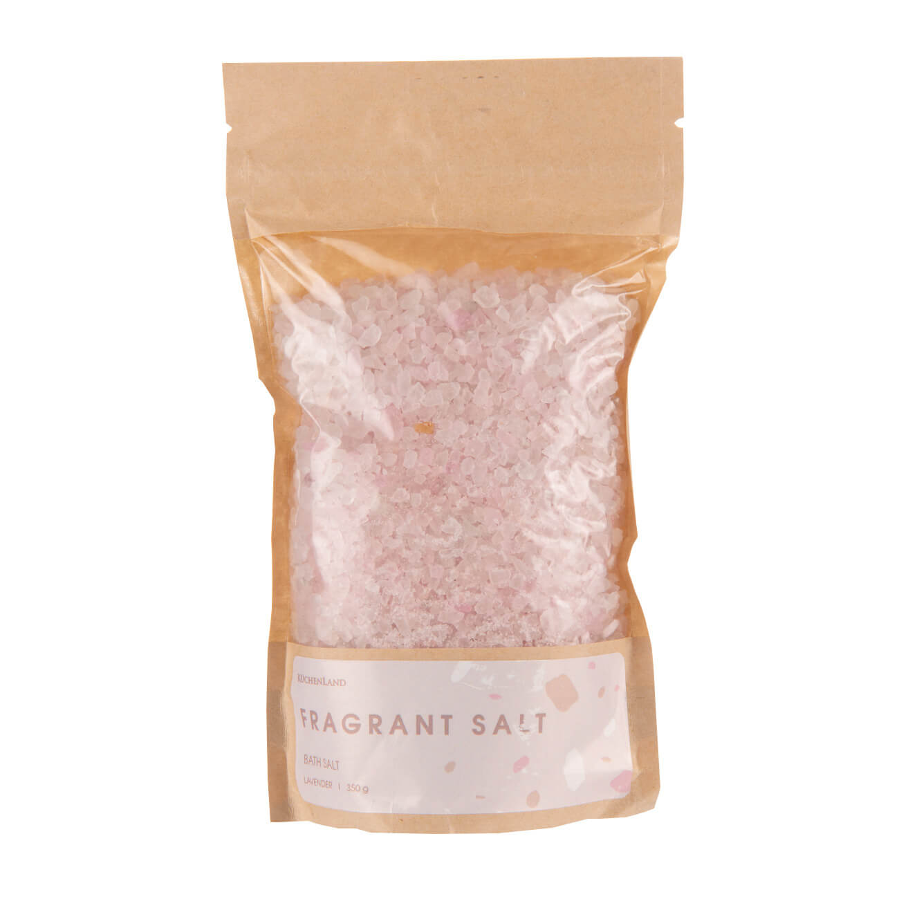 Соль для ванны, 350 гр, расслабляющая, сиреневая, Лаванда, Fragrant salt изображение № 1