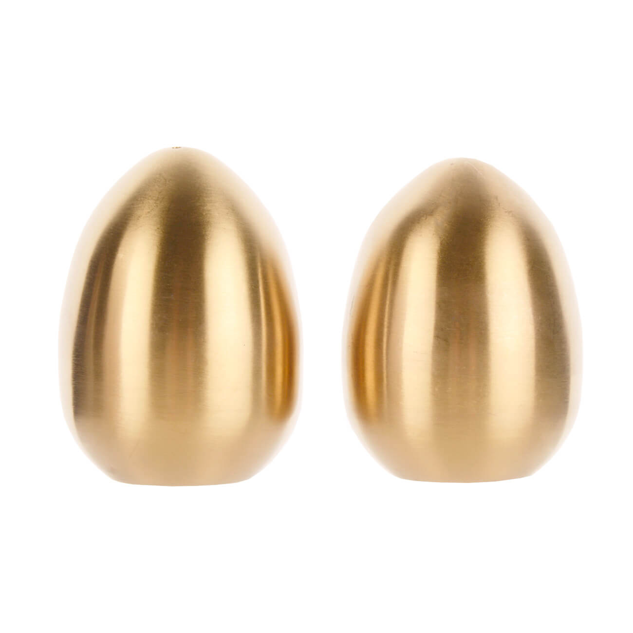 

Набор для соли и перца, 7 см, сталь, золотистый, Яйца, Classic gold