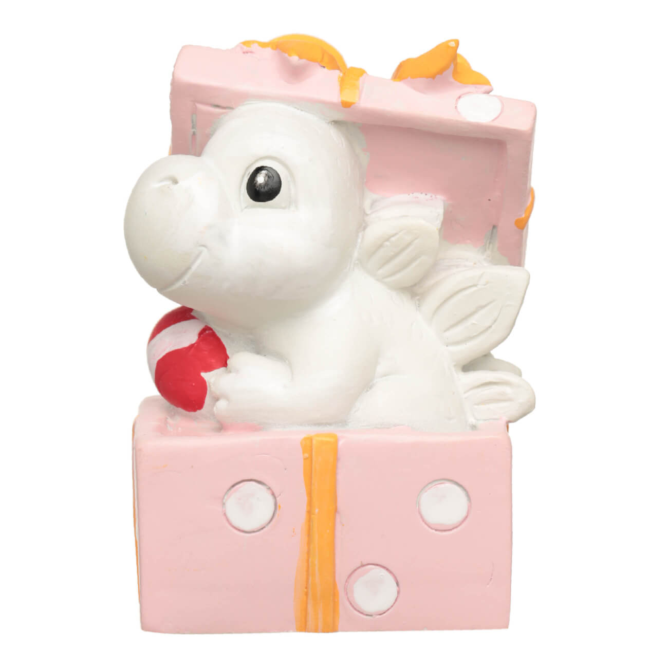 

Статуэтка, 8 см, полирезин, серо-розовая, Дракон в подарке, Dragon baby