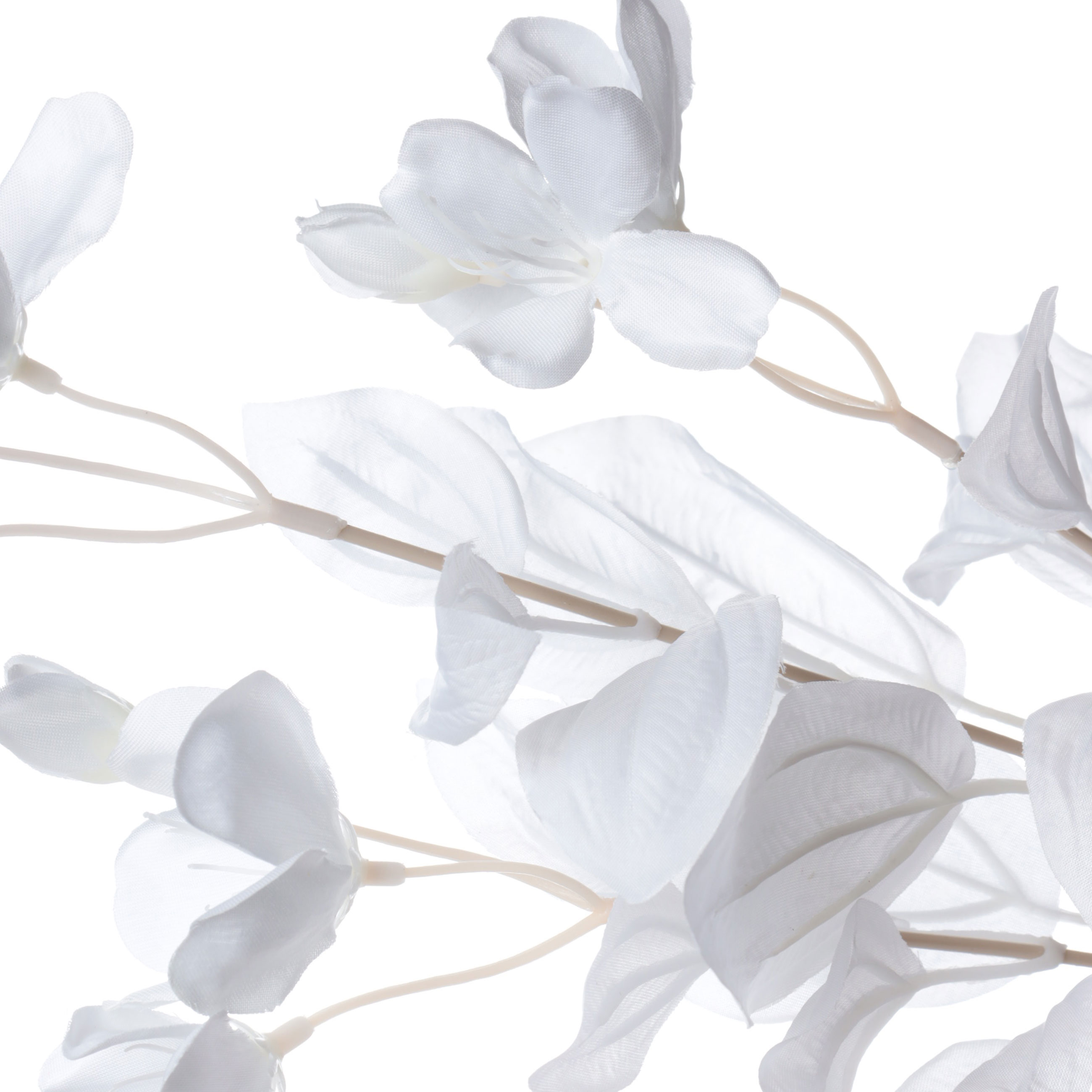 Ветка декоративная, 61 см, пластик/металл, Белая магнолия, Magnolia изображение № 2
